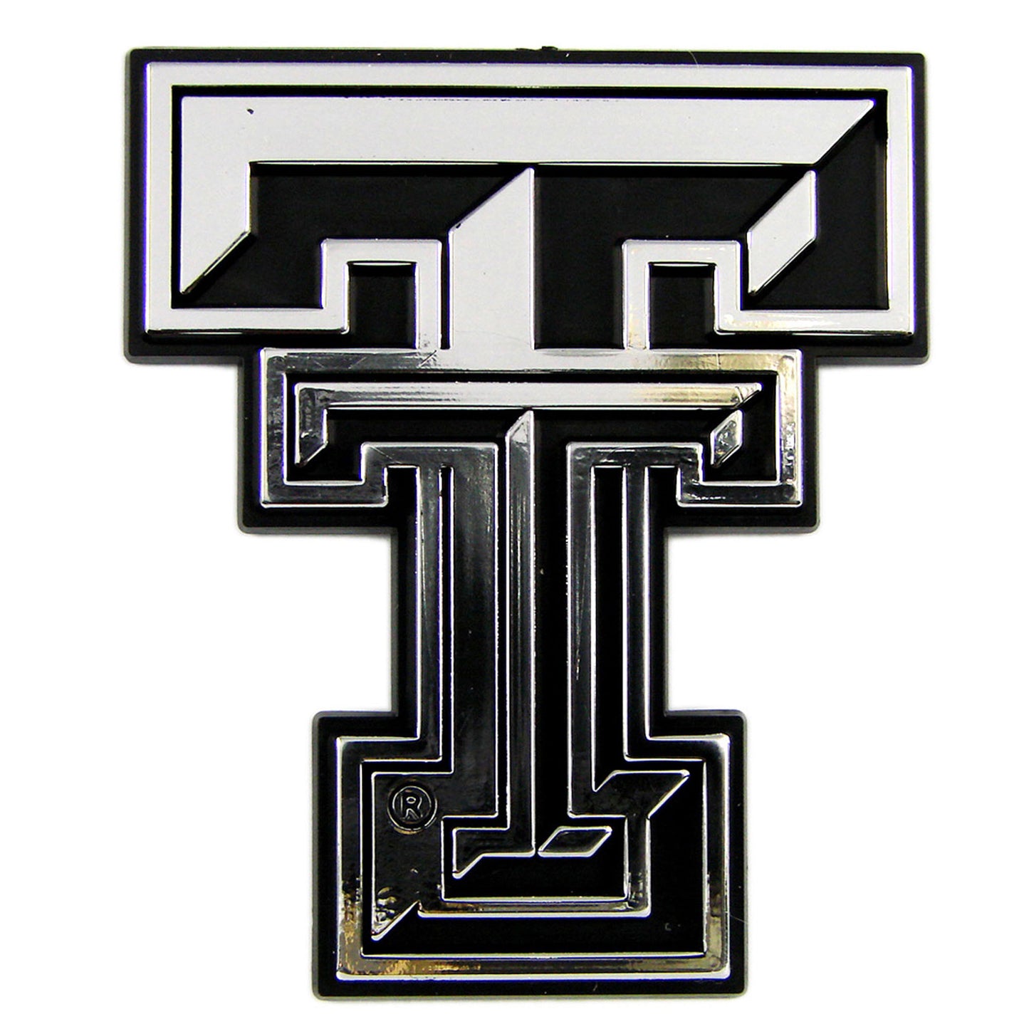 Texas Tech University Plastic Chrome Emblem