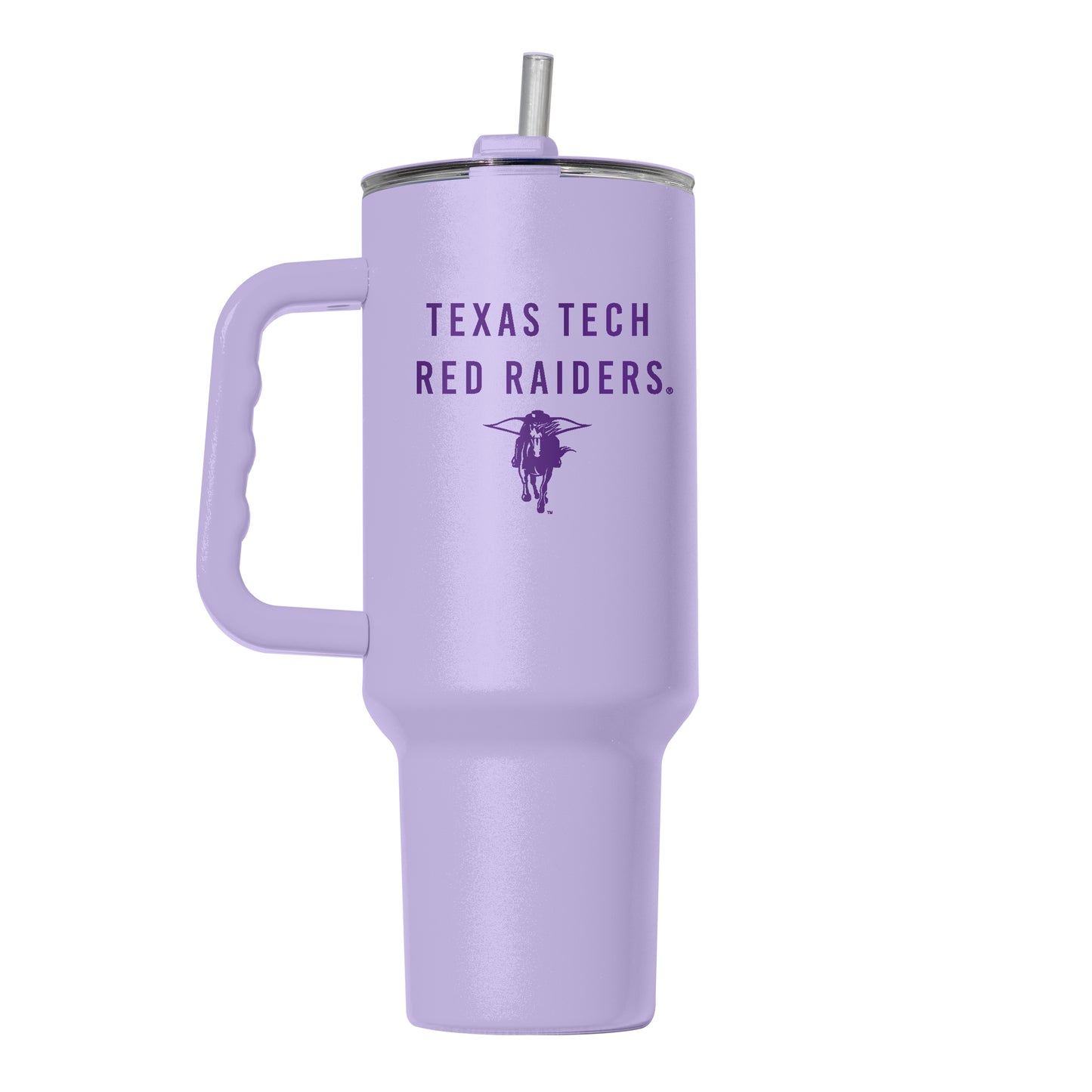 Texas Tech 40oz Lavender Powder Coat Tumbler