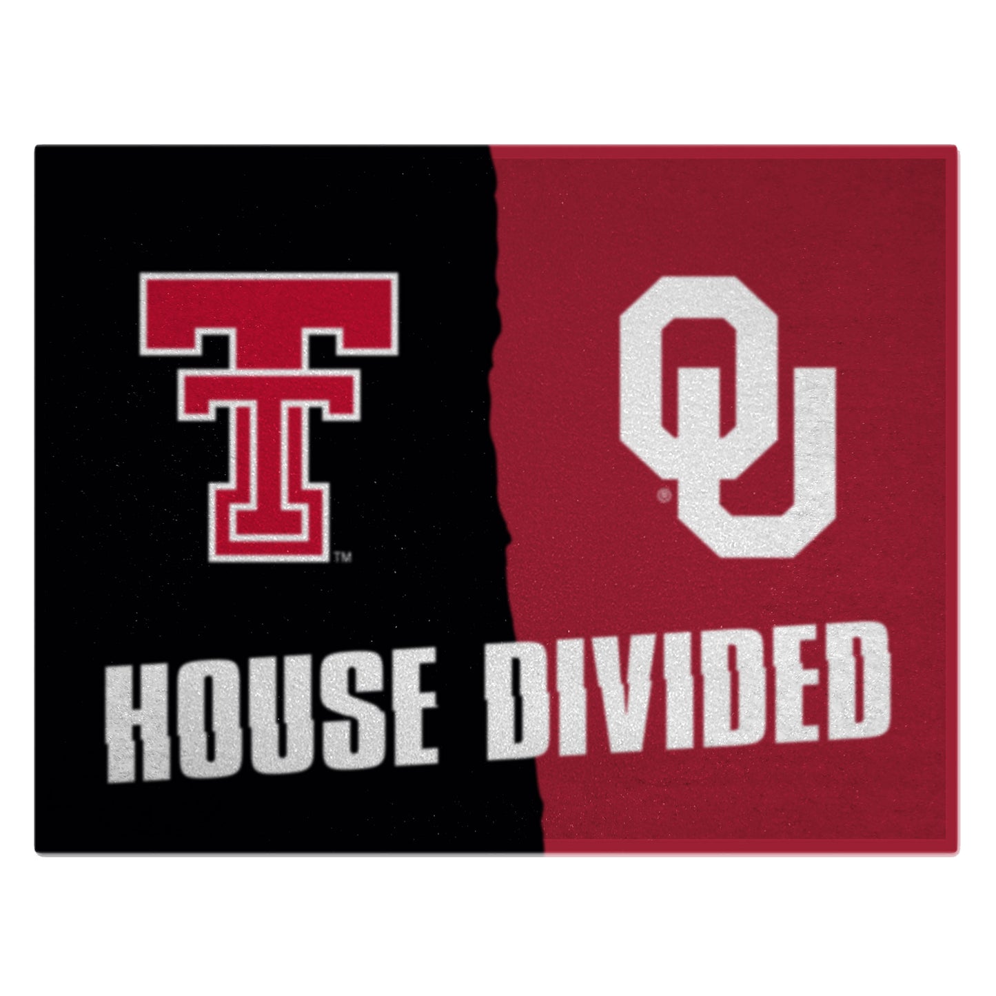 House Divided Mat - Texas Tech / Oklahoma