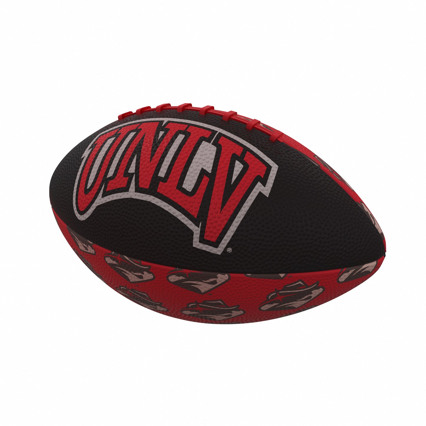 UNLV Repeating Mini-Size Rubber Football