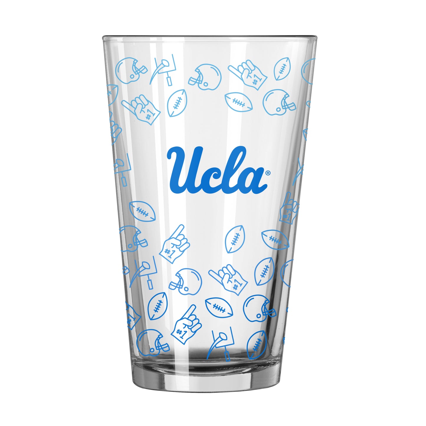 UCLA 16oz Ombre Playmaker Pint Glass