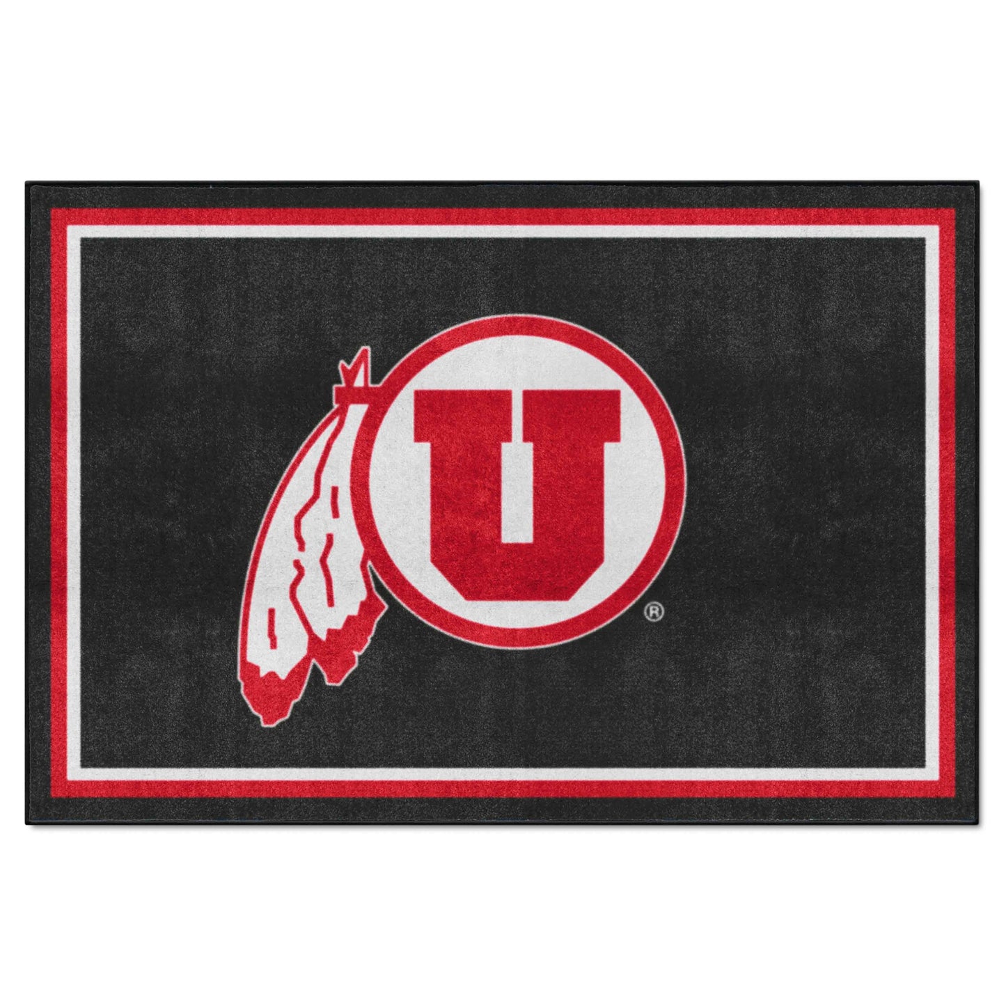 University of Utah 5x8 Rug