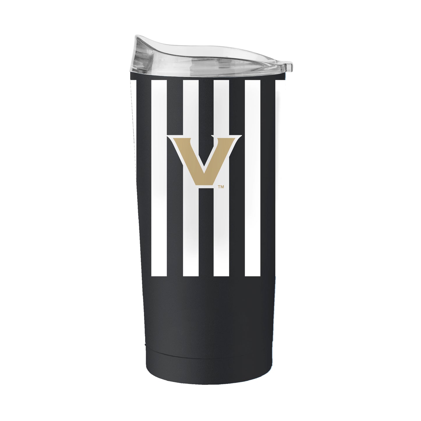 Vanderbilt 20oz Striped Powder Coat Tumbler