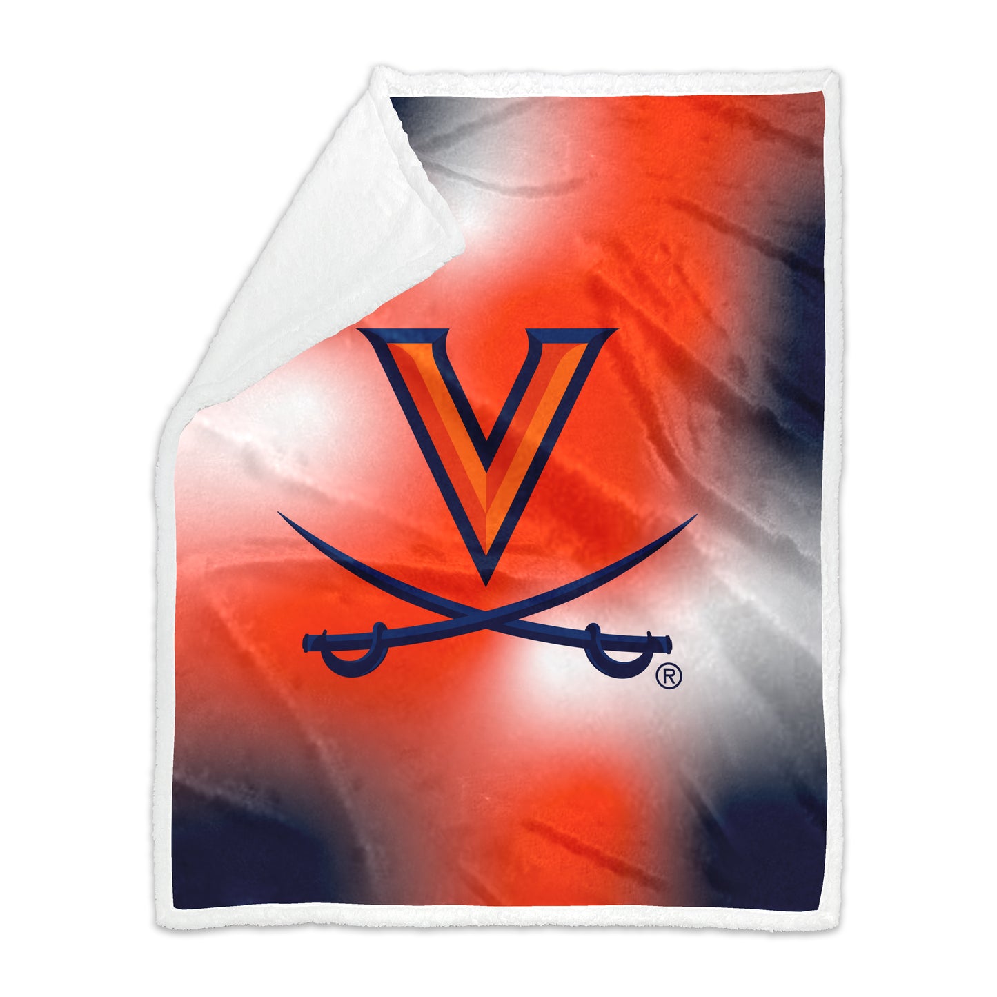 Virginia 50x60 Gradient Spirit Plush Sherpa Throw