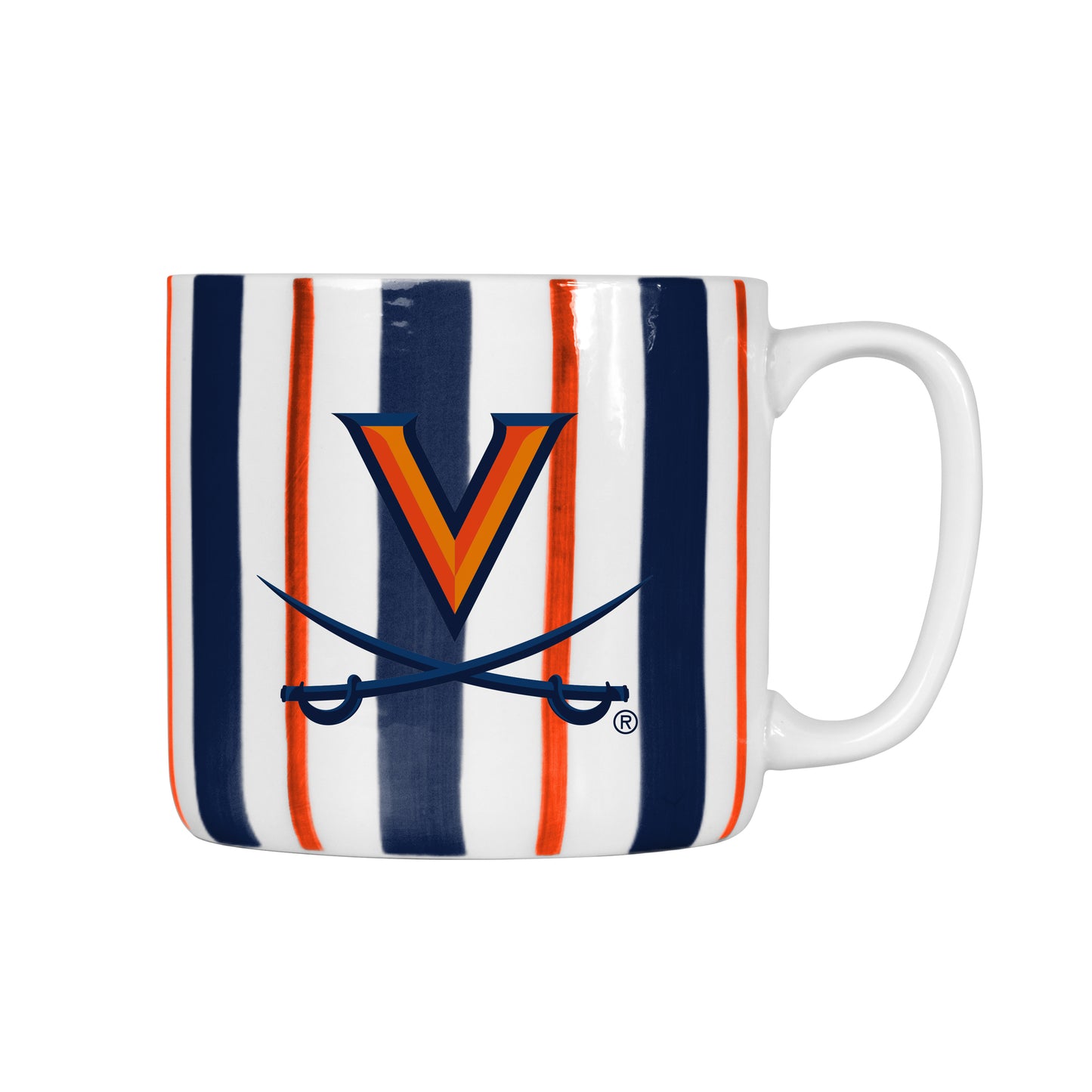 Virginia 16oz Brushstroke Stripe Mug