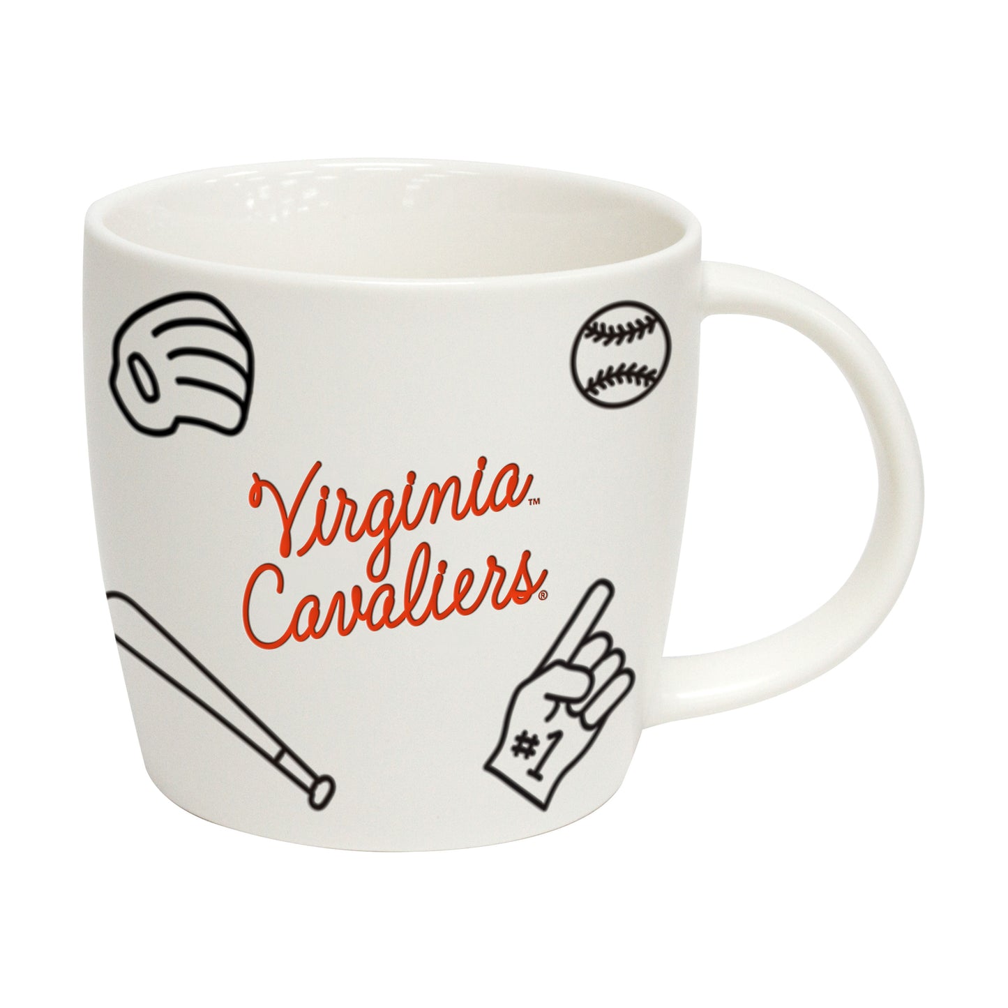 Virginia 18oz Baseball Playmaker Mug