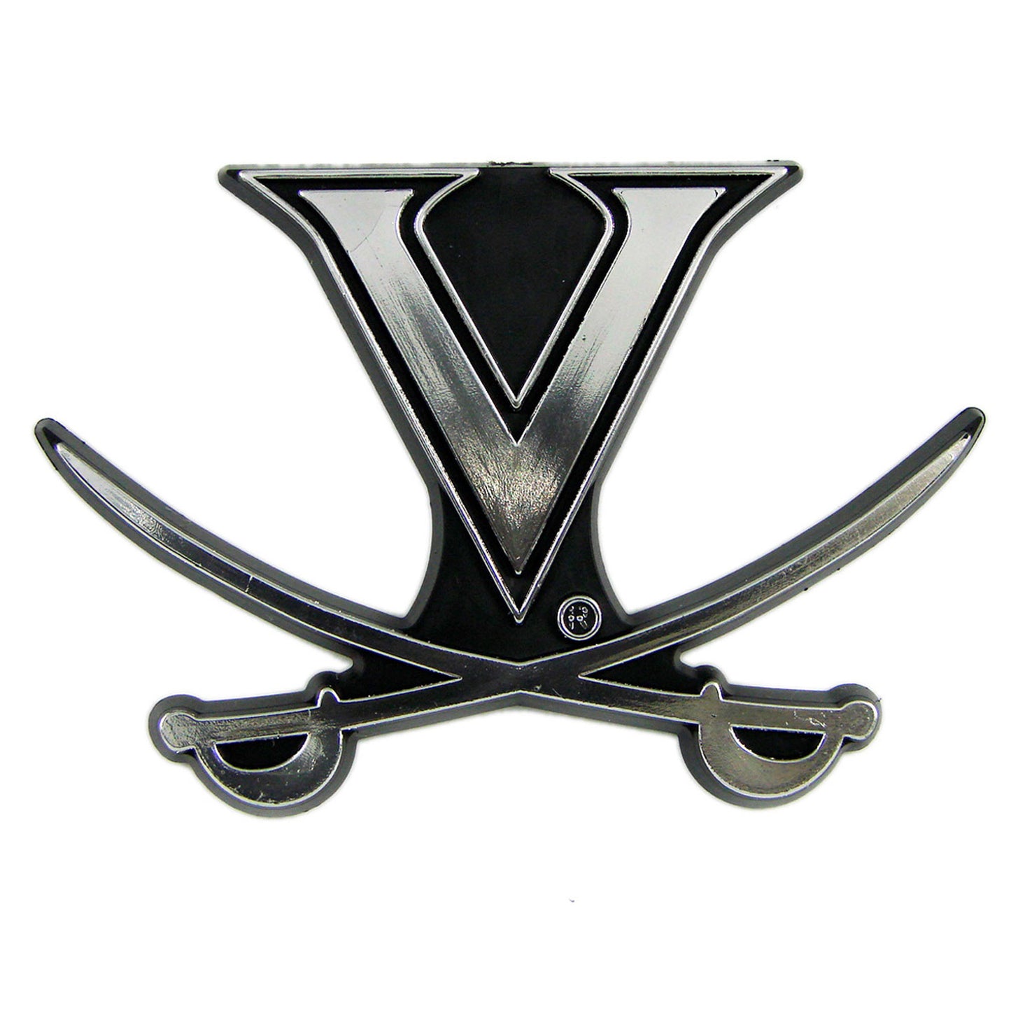University of Virginia Plastic Chrome Emblem