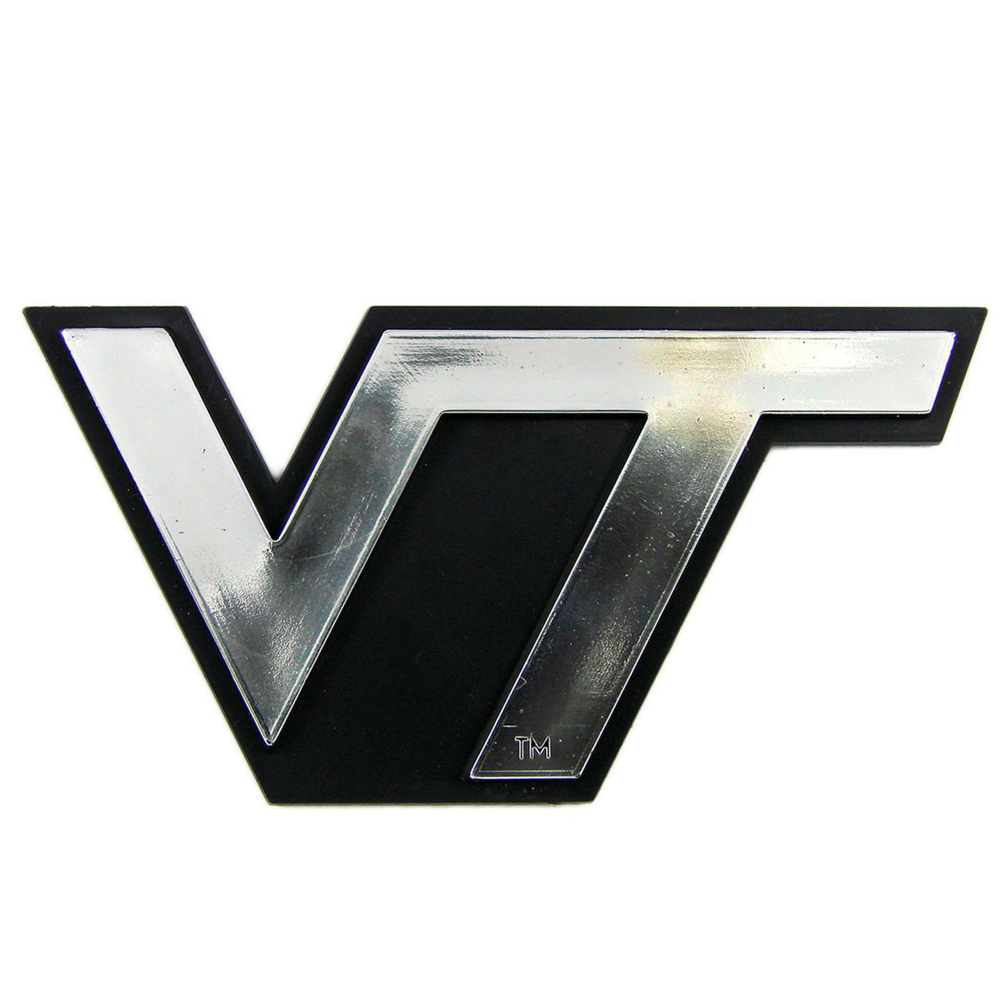 Virginia Tech Plastic Chrome Emblem
