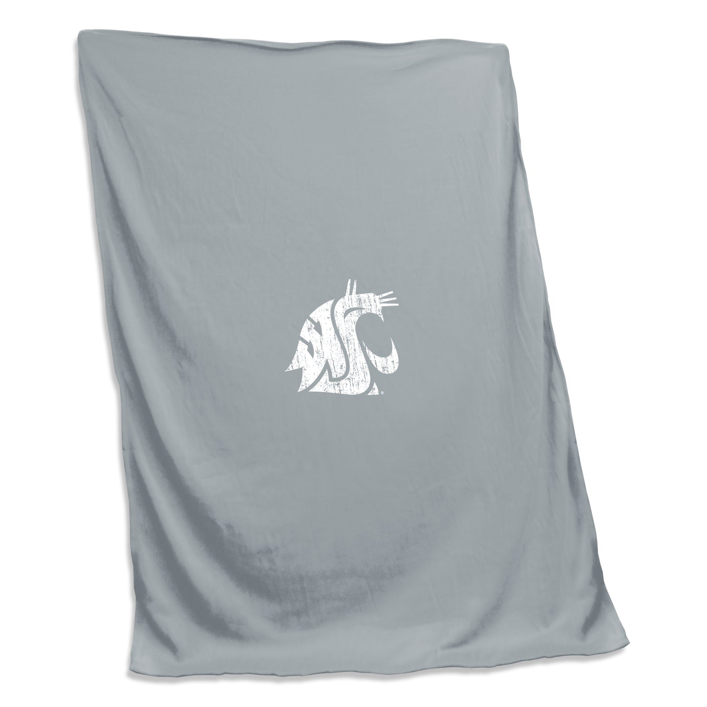 WA State Gray Sweatshirt Blanket (Screened)