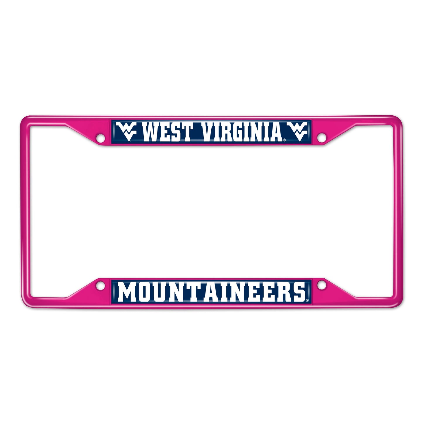 West Virginia-Pink License Plate Frame