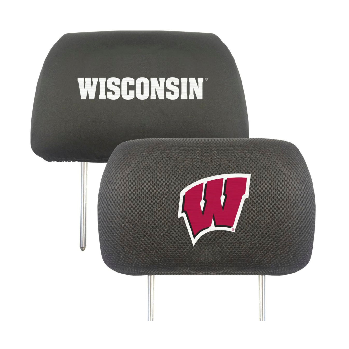 University of Wisconsin Head Rest Cover