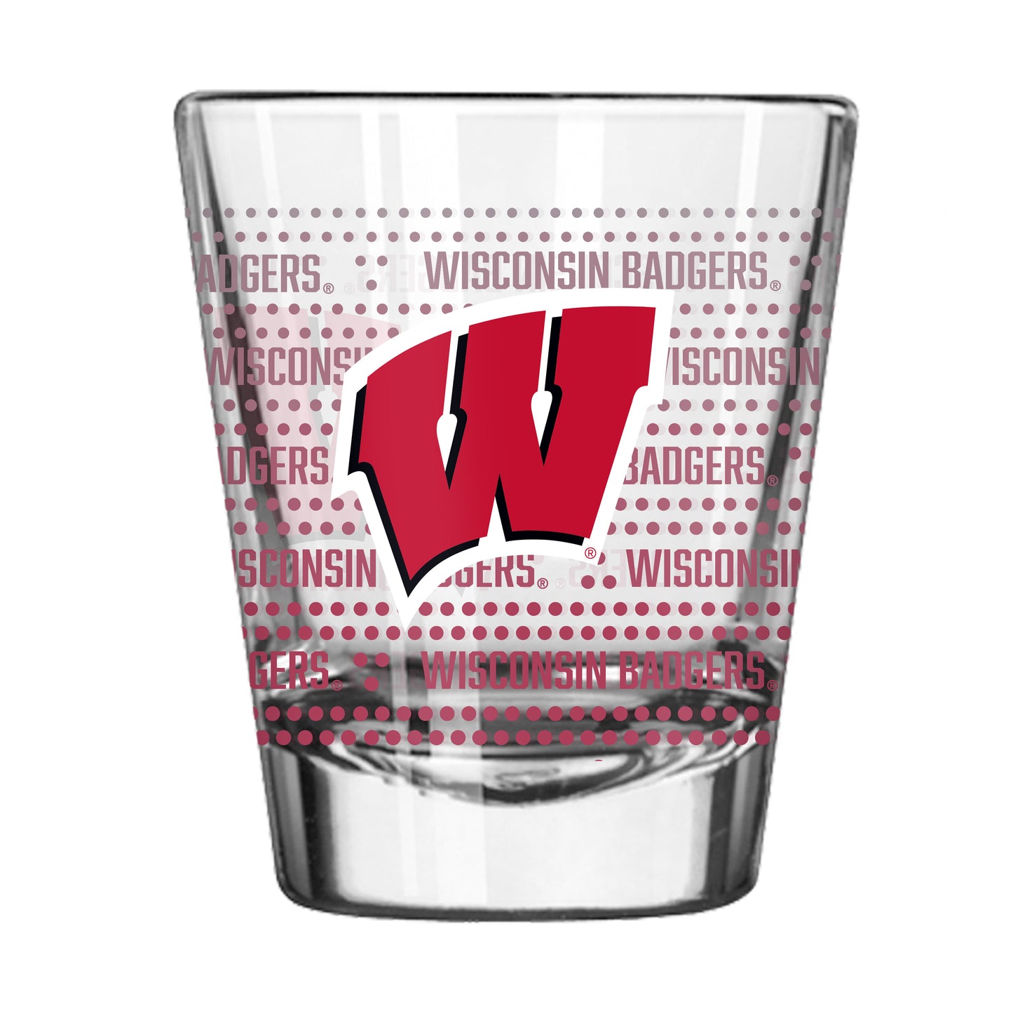 Wisconsin 2oz Chant Fade Shot Glass