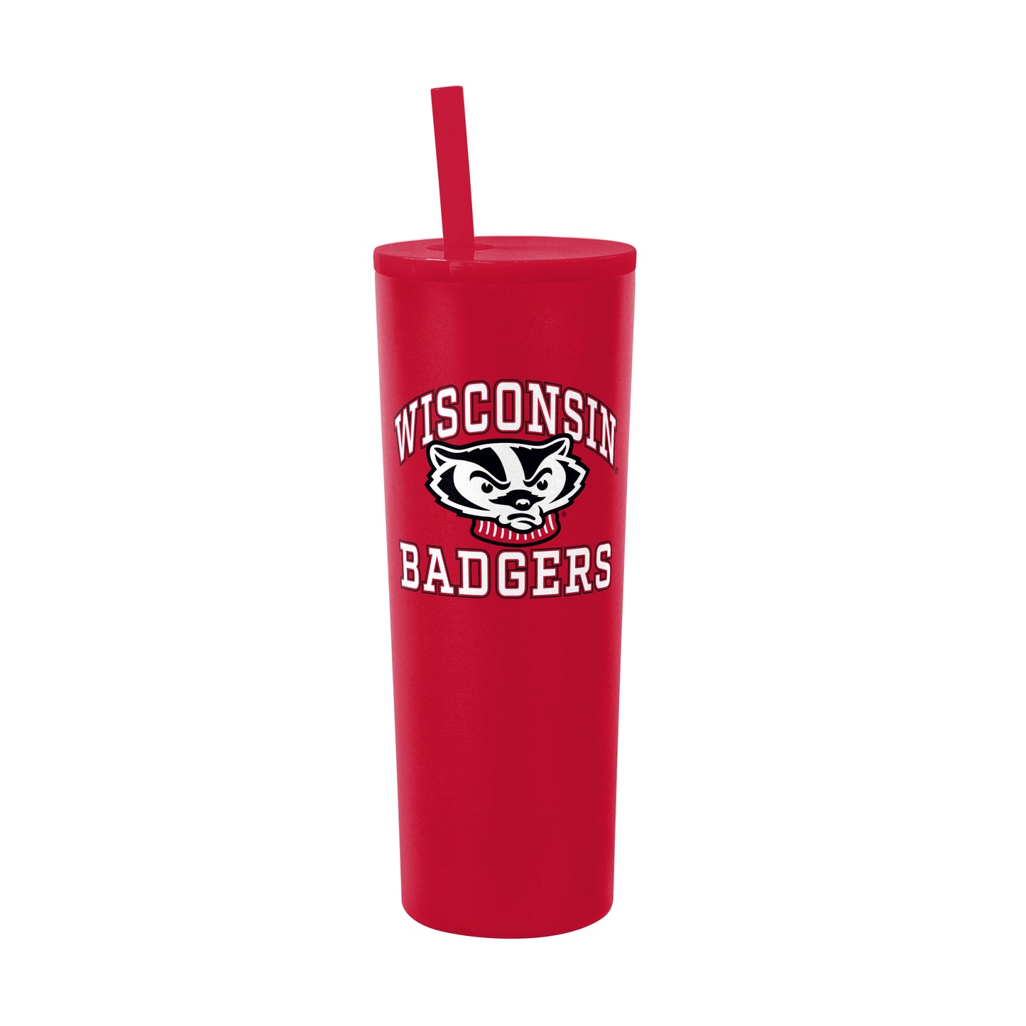 Wisconsin 30oz Athletic SS Straw Tumbler
