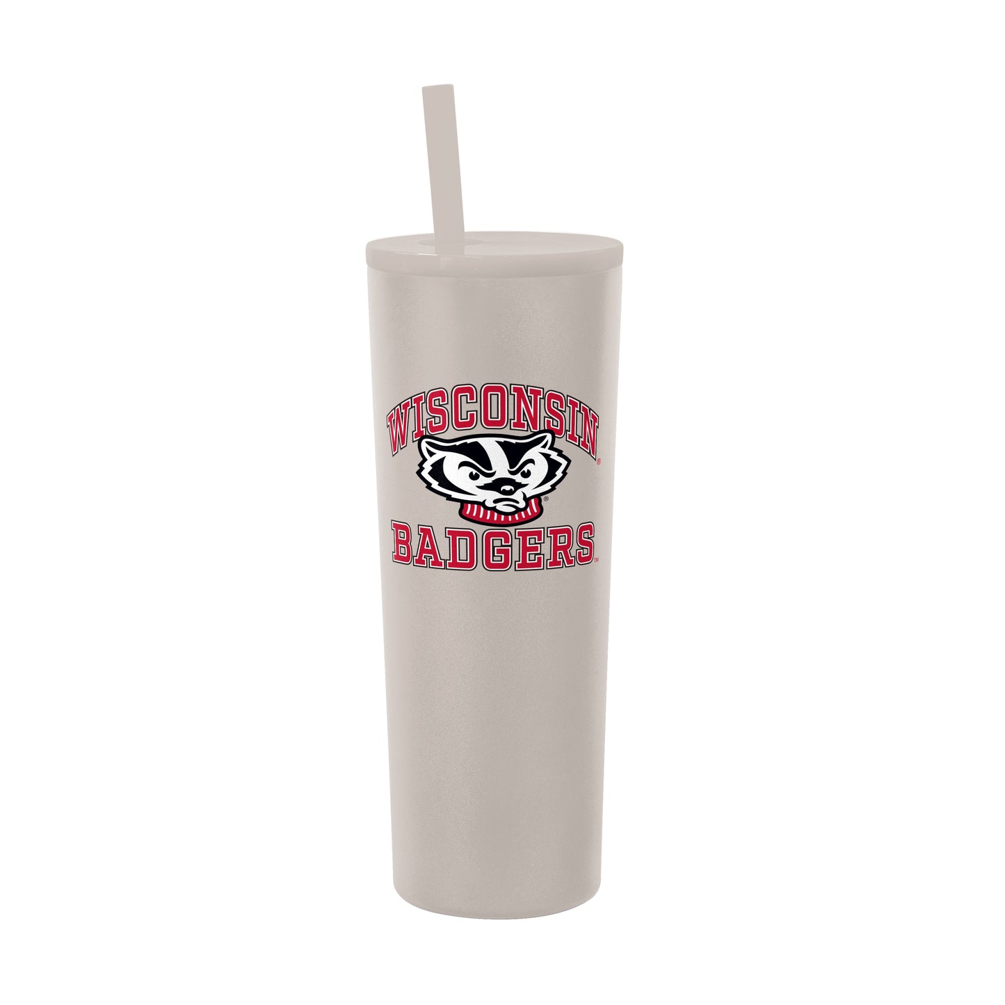 Wisconsin 30oz Athletic SS Straw Tumbler