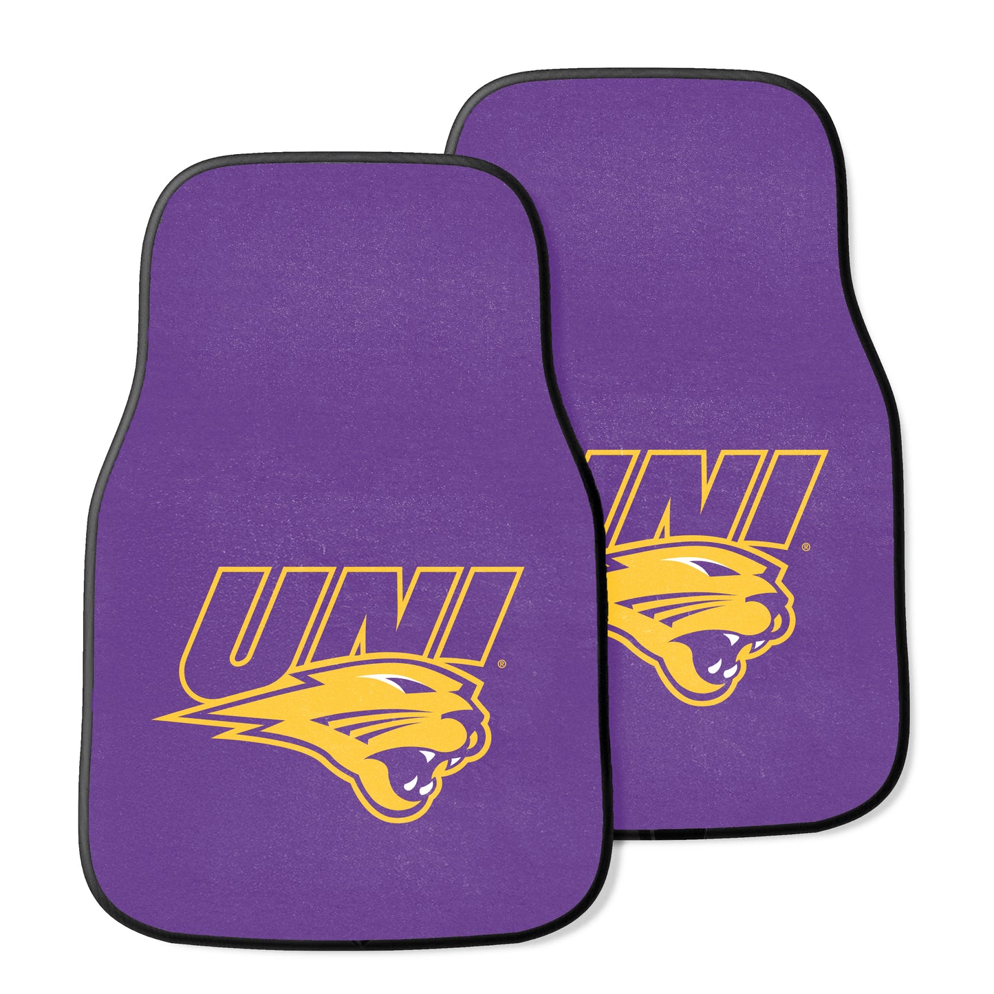 University of Northern Iowa 2-pc Carpet Car Mat Set