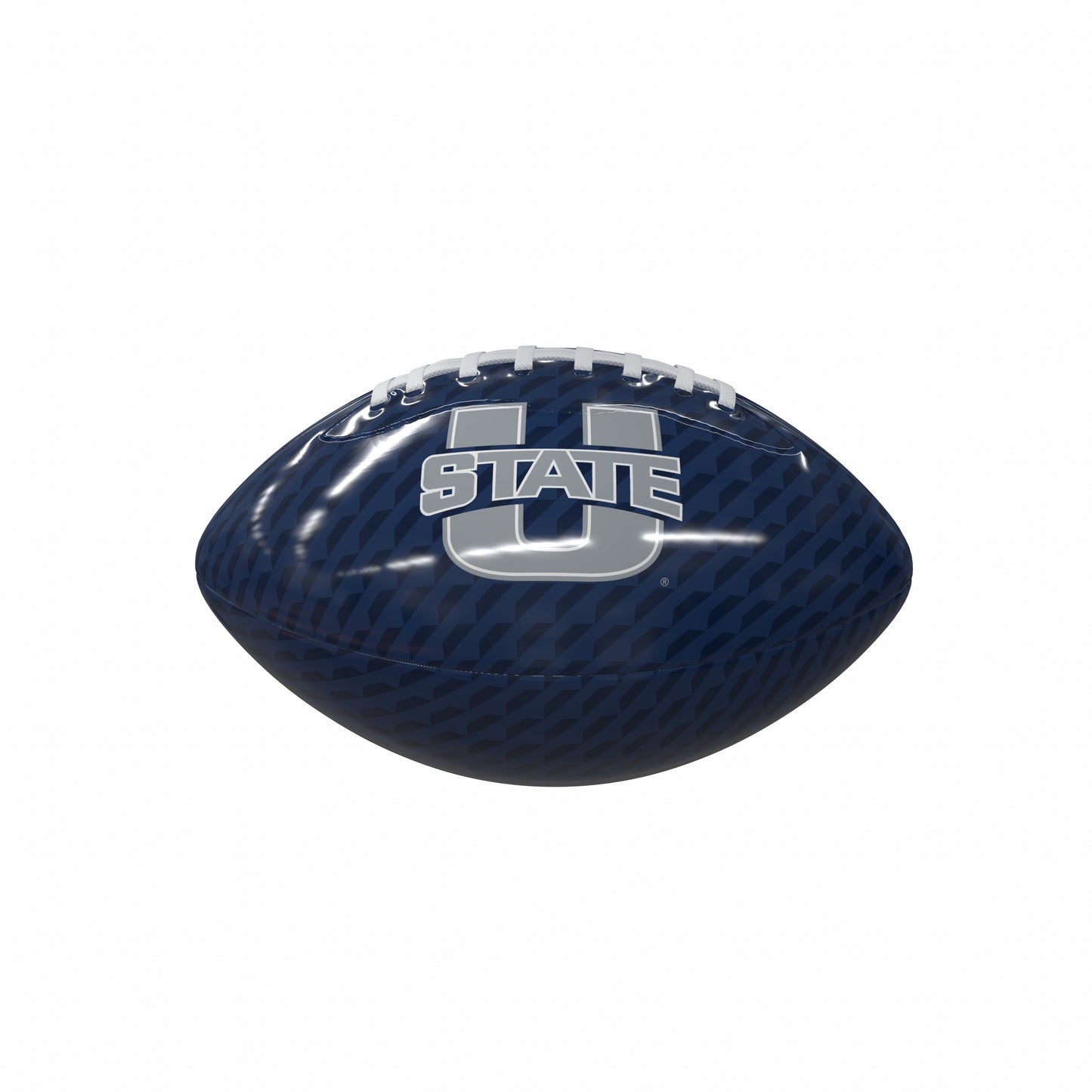 Utah State Mini Size Carbon Fiber Glossy Football