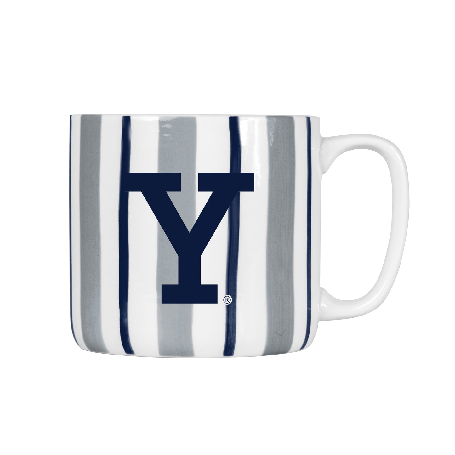 Yale 16oz Brushstroke Stripe Mug