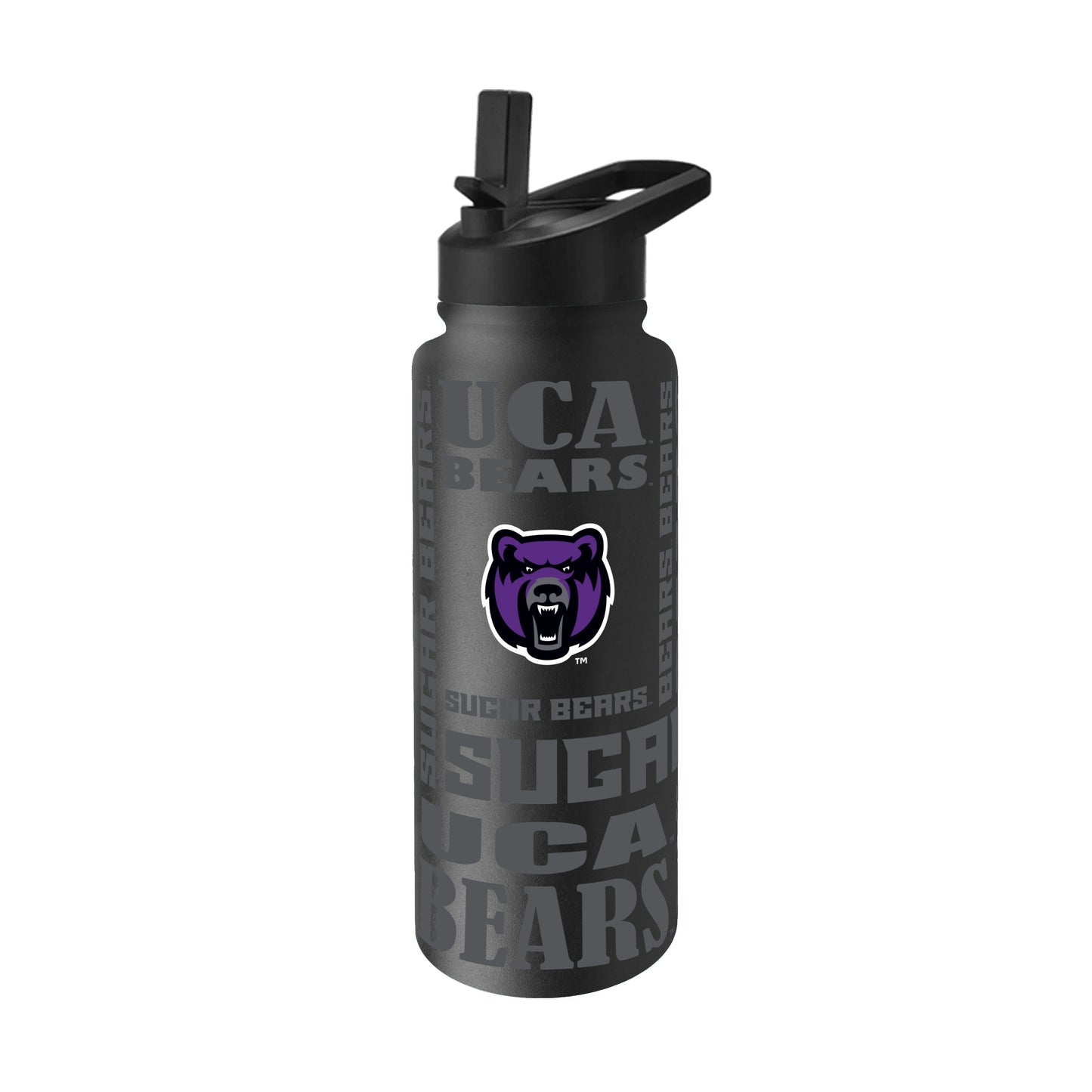 Central Arkansas 34oz Black Replay Quencher Bottle