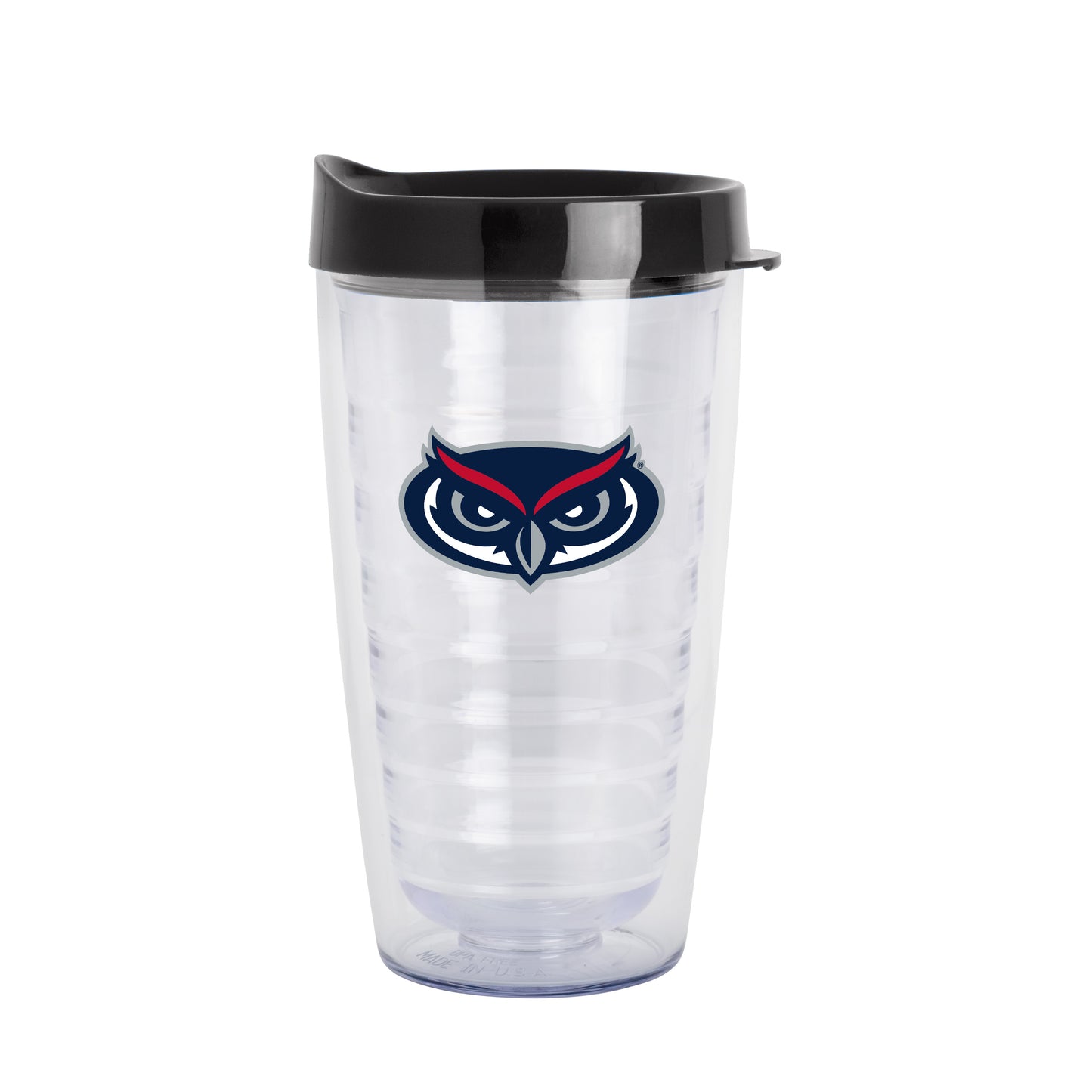 Florida Atlantic 16oz Flipside Dbl Wall Clear Tumbler