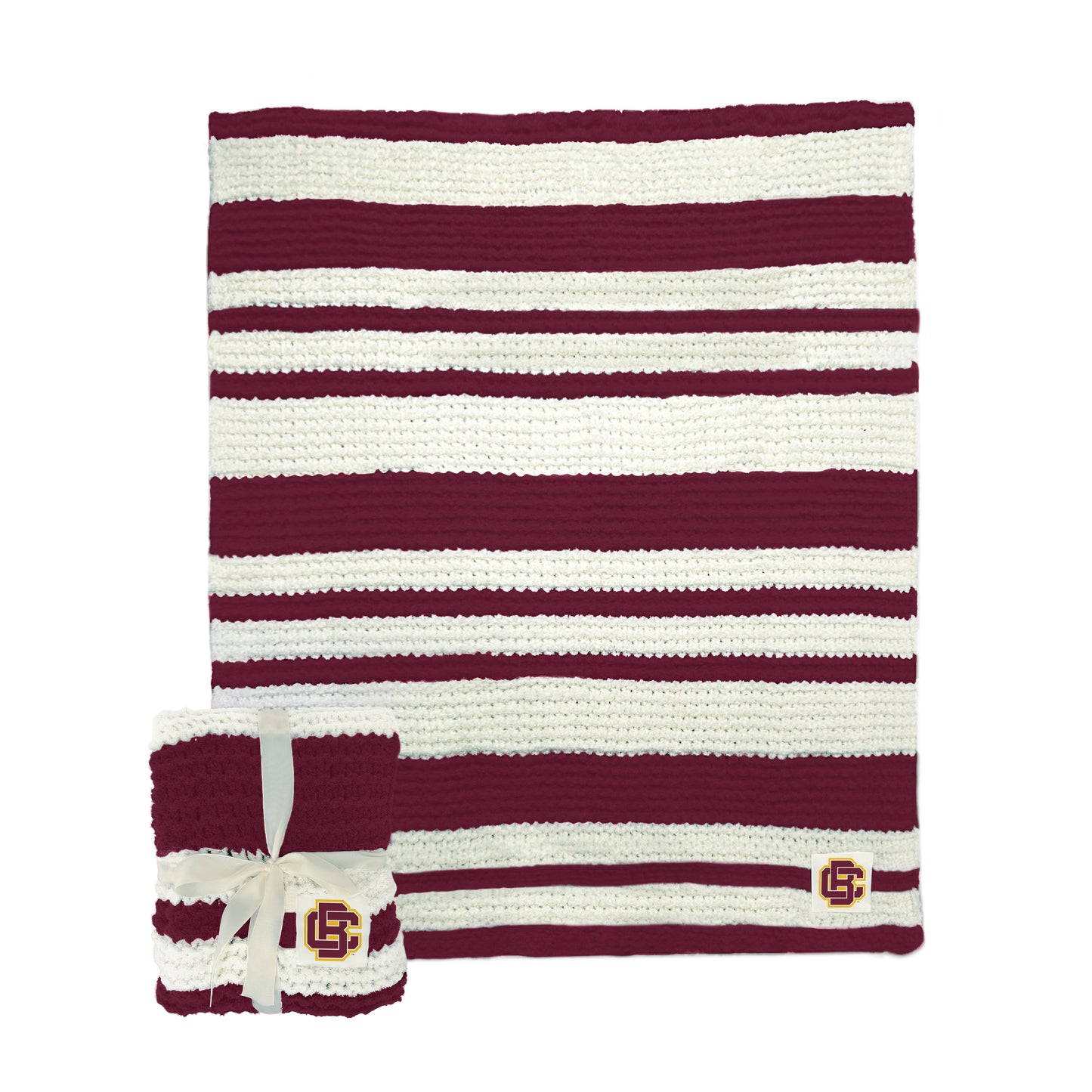 Bethune-Cookman Cable Knit Throw 50x60