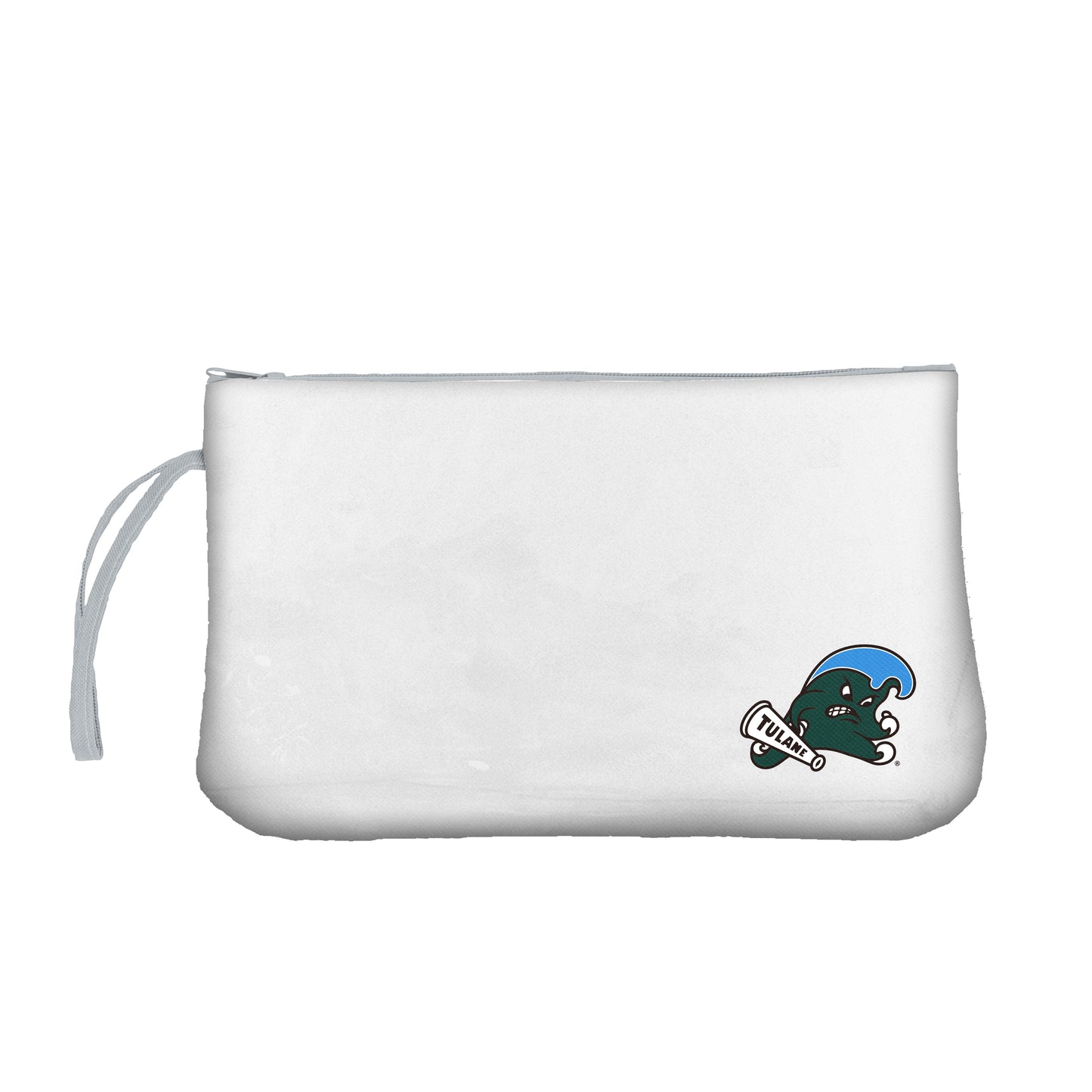 Tulane Clear Wristlet