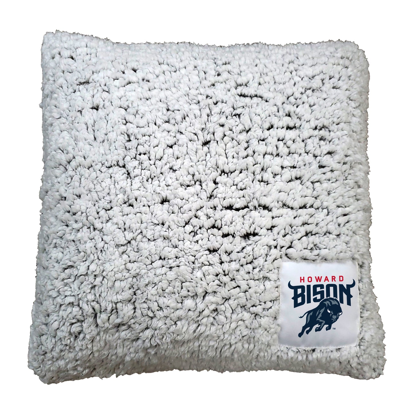 Howard U Frosty Throw Pillow