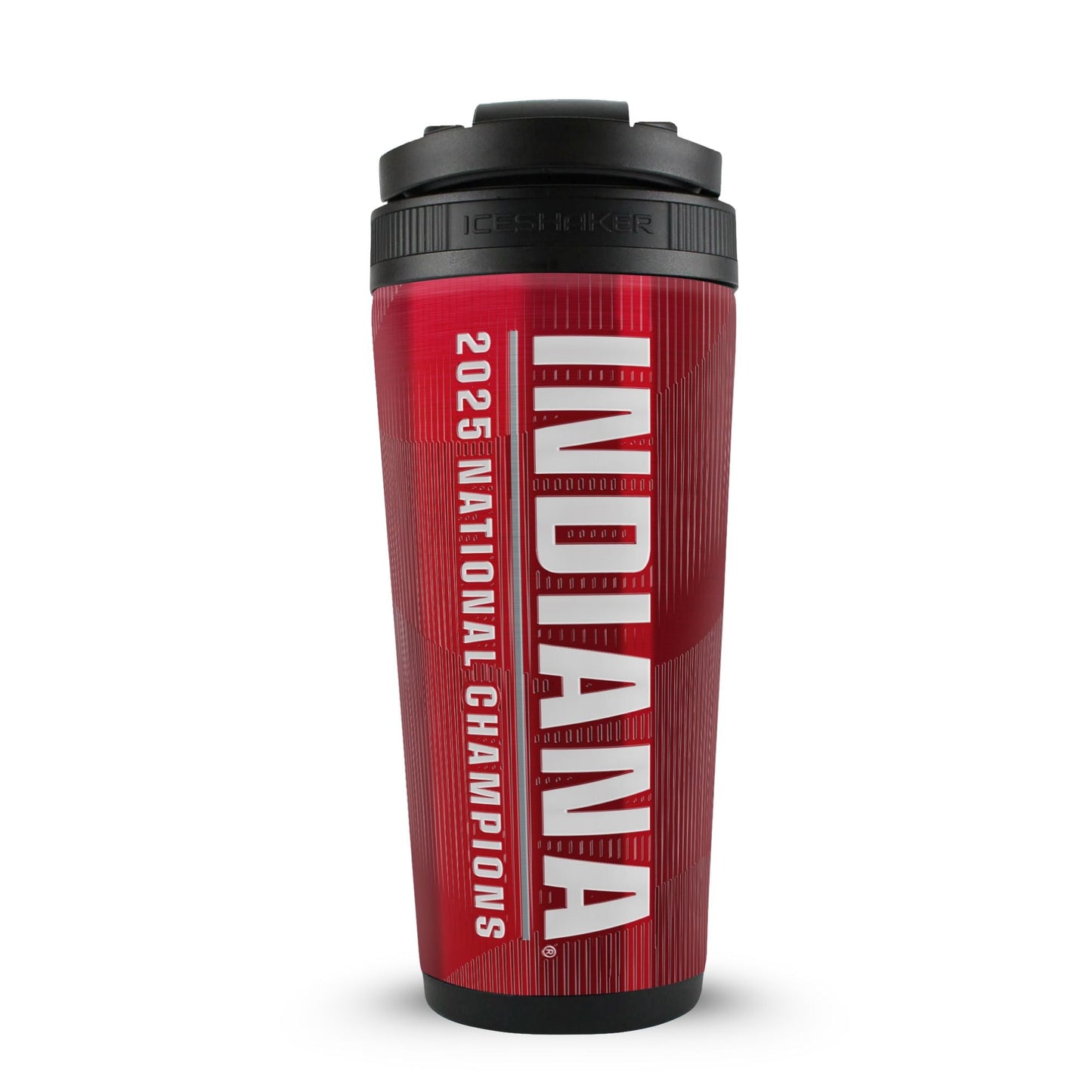 Official NCAA 2025 Indiana Hoosiers National Football Champions 4D 26oz Ice Shaker