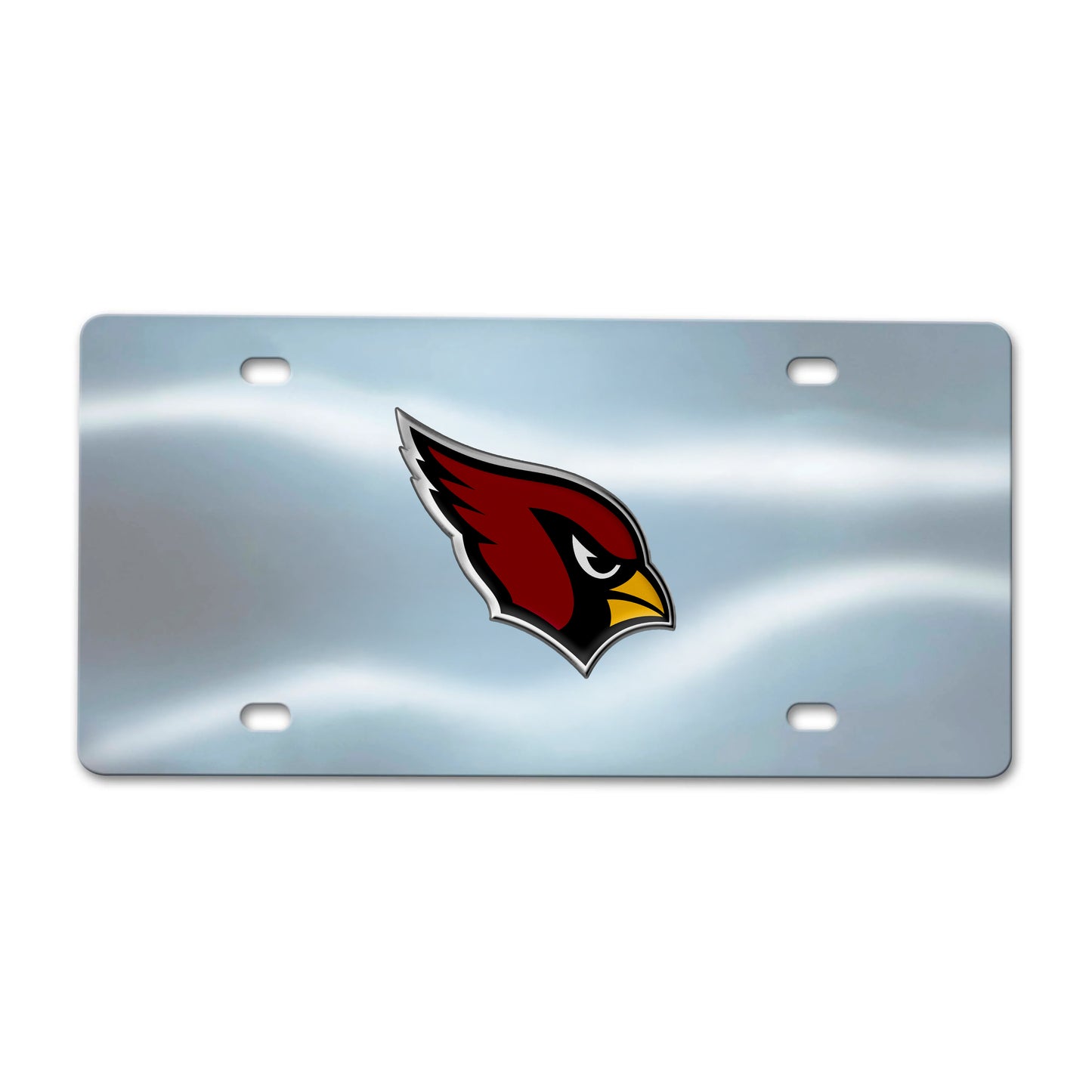 Arizona Cardinals Diecast Chrome License Plate