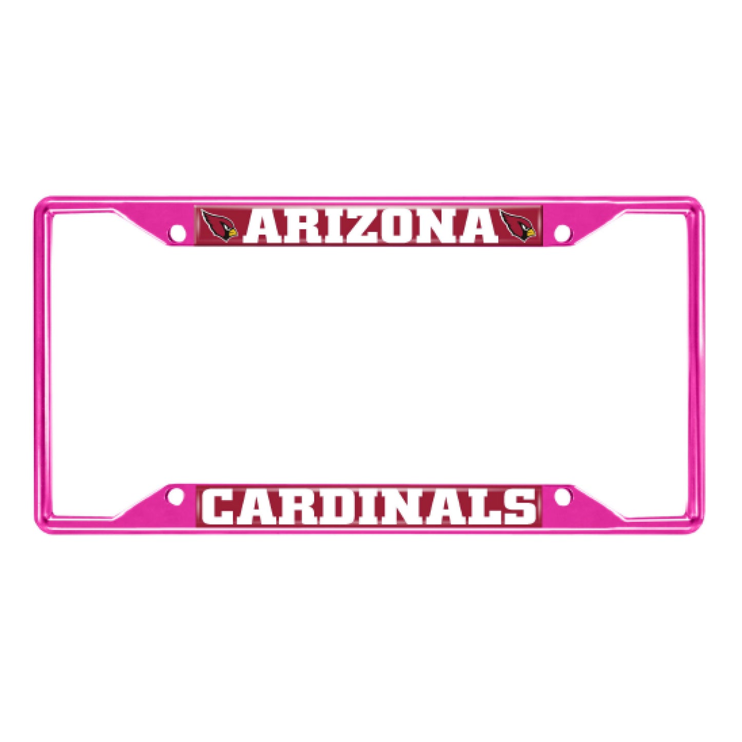 NFL - Arizona Cardinals-Pink License Plate Frame