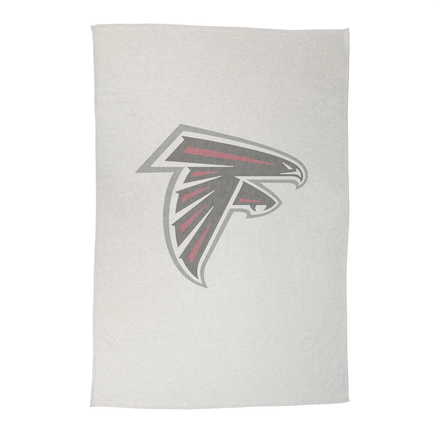 Atlanta Falcons Oversized Logo Sublimated Sweatshirt Blanket