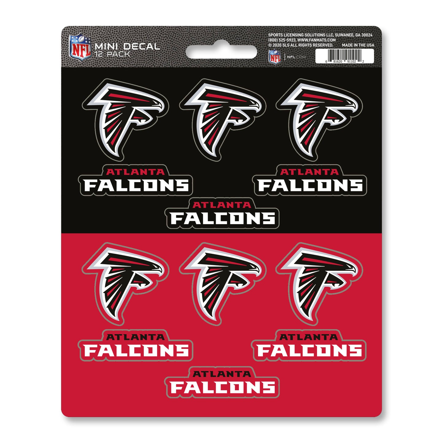 NFL - Atlanta Falcons Mini Decal 12-pk