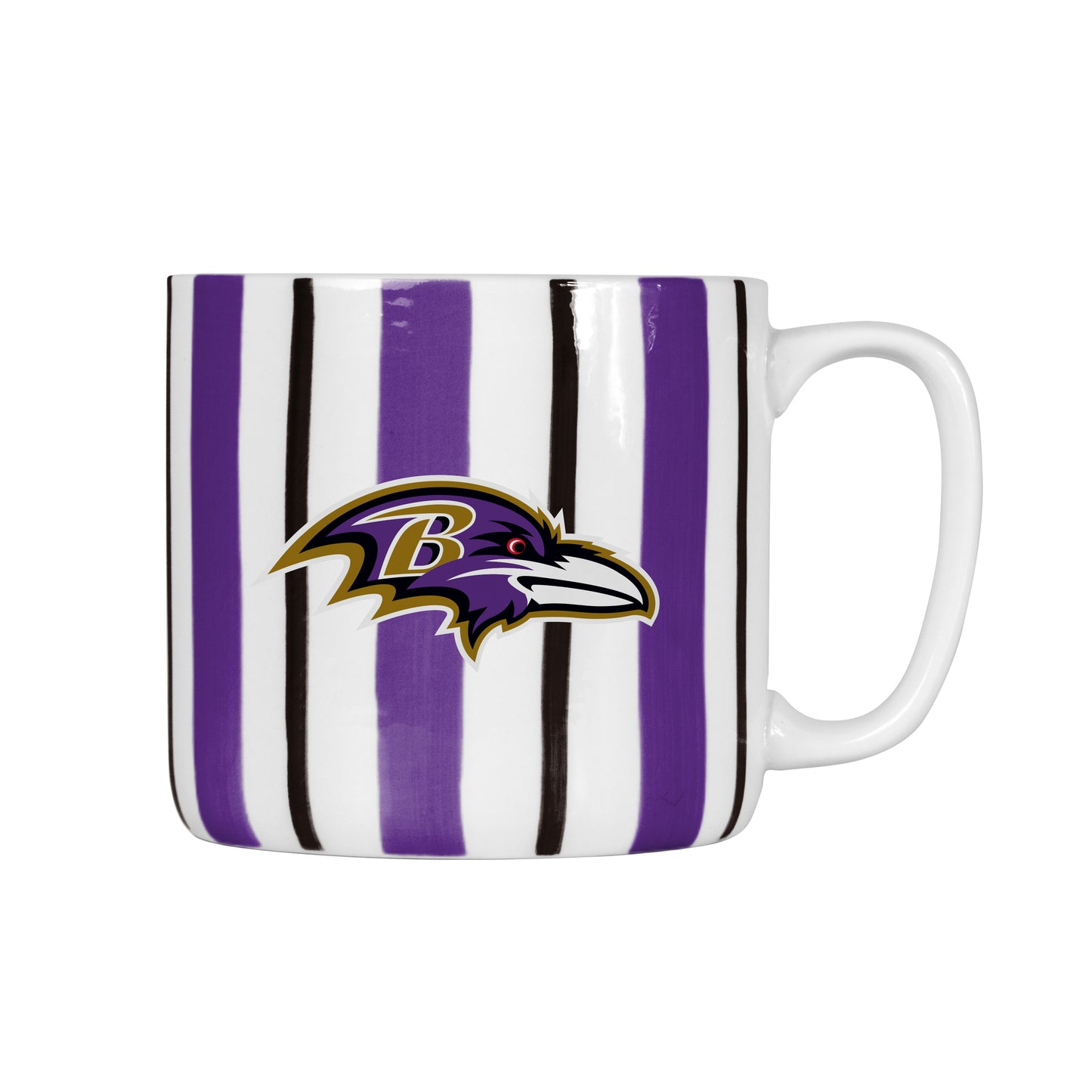 Baltimore Ravens 16oz Brushstroke Stripe Mug