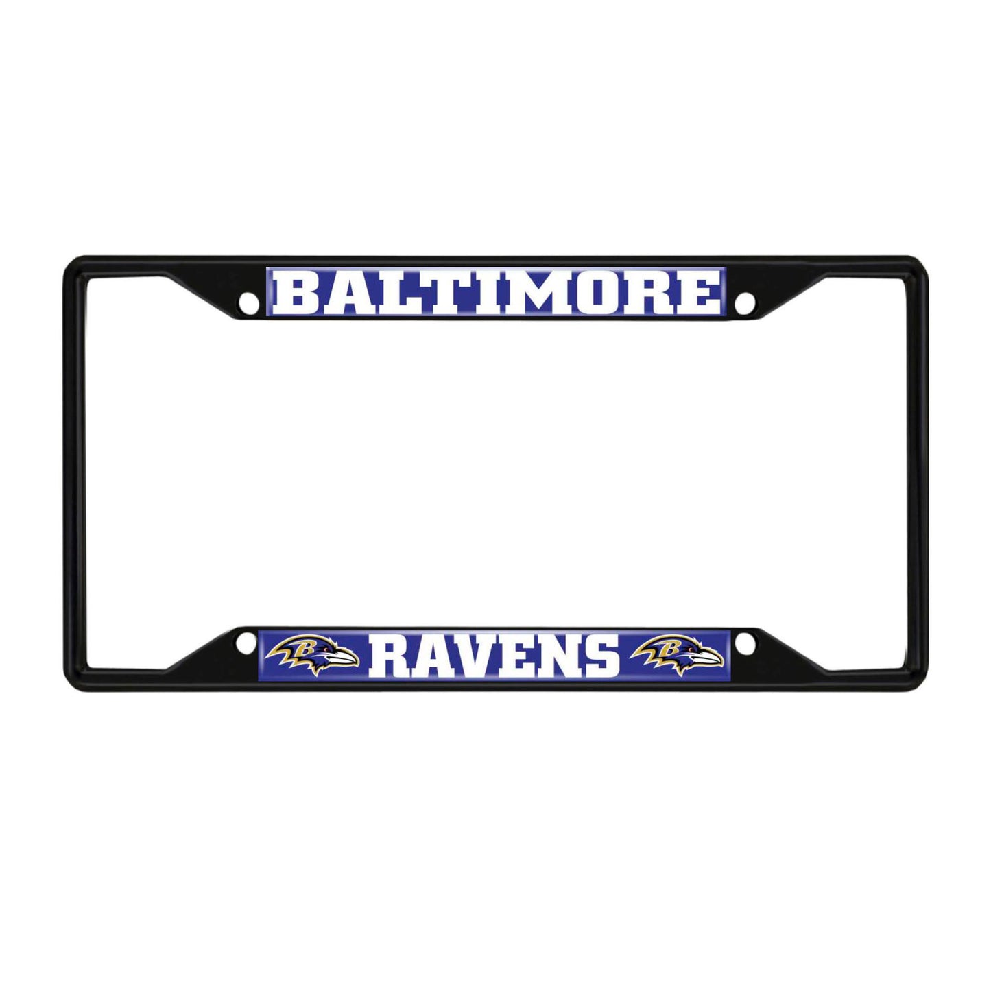 NFL - Baltimore Ravens Black License Plate Frame
