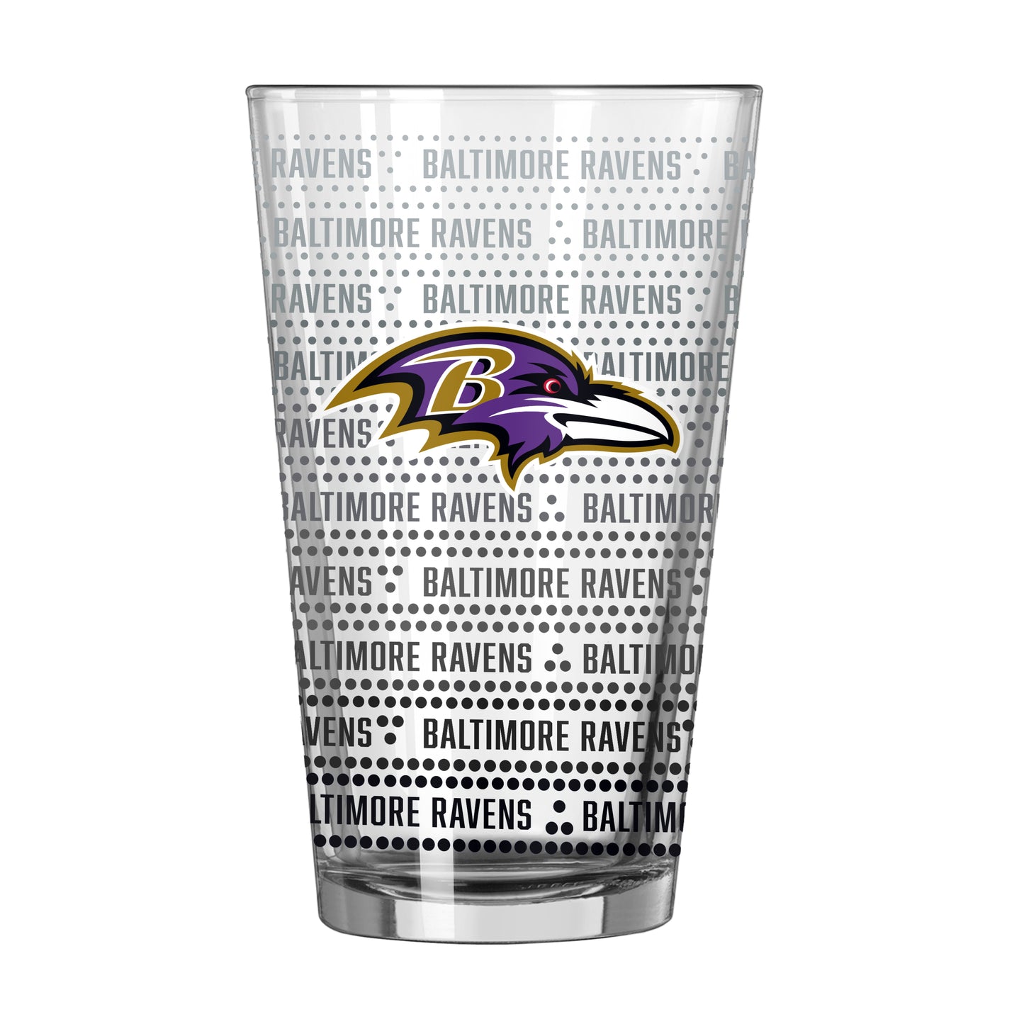 Baltimore Ravens 16oz Chant Fade Pint Glass