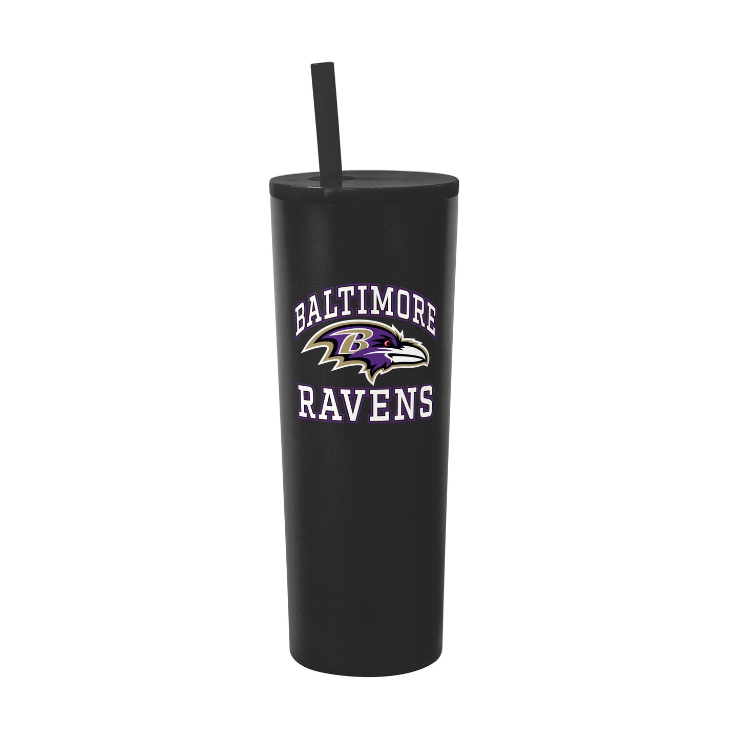 Baltimore Ravens 30oz Athletic SS Straw Tumbler
