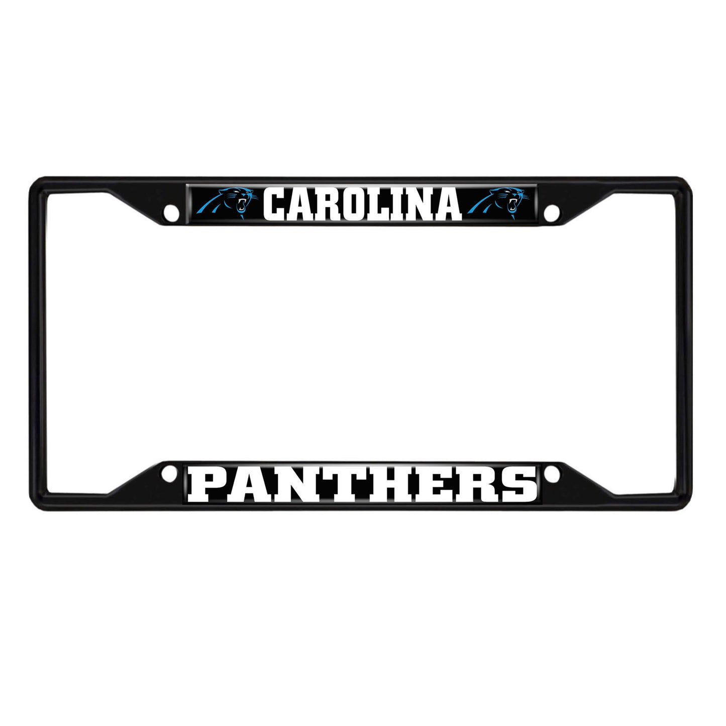 NFL - Carolina Panthers Black License Plate Frame