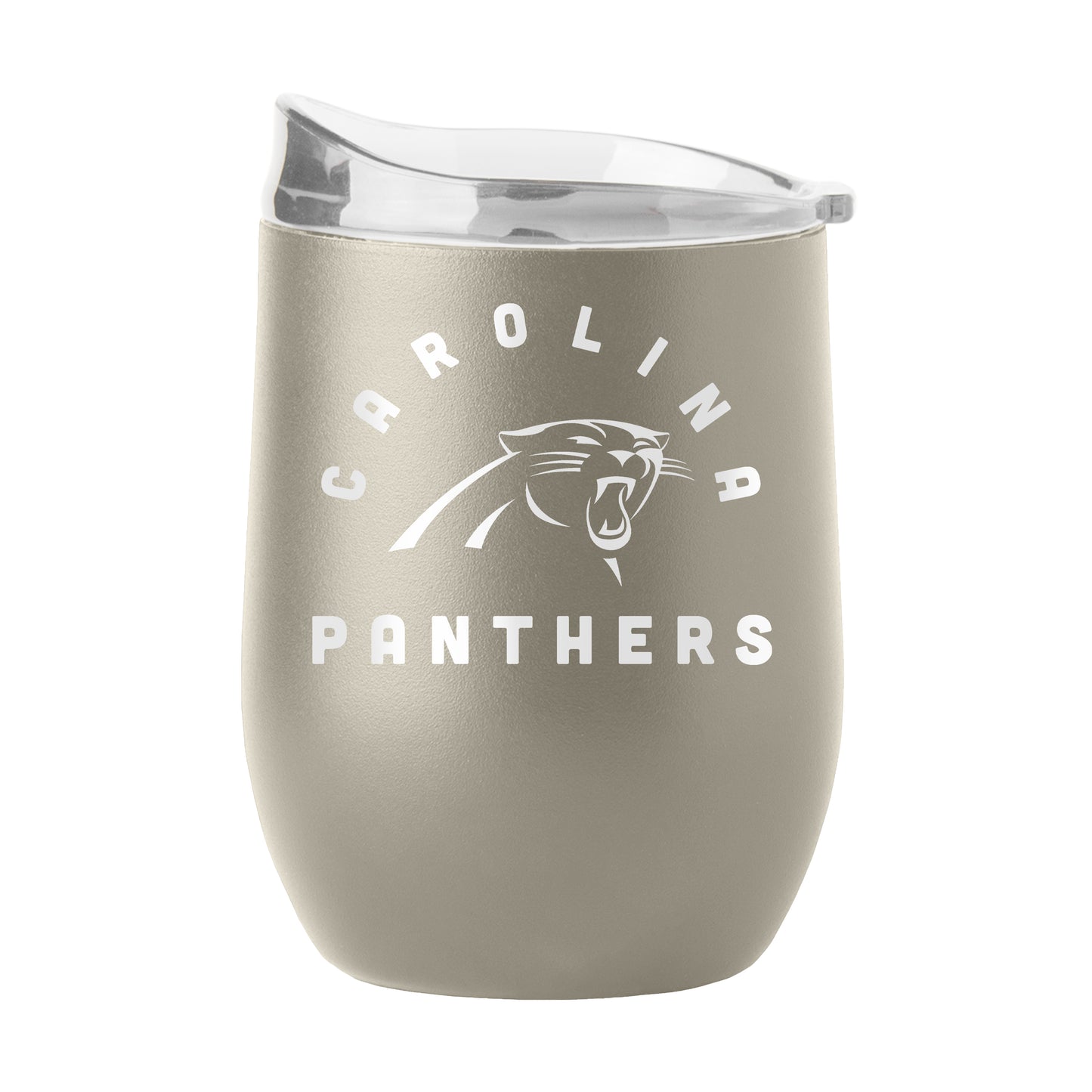 Carolina Panthers 16oz Archway Powder Coat Curved Bev