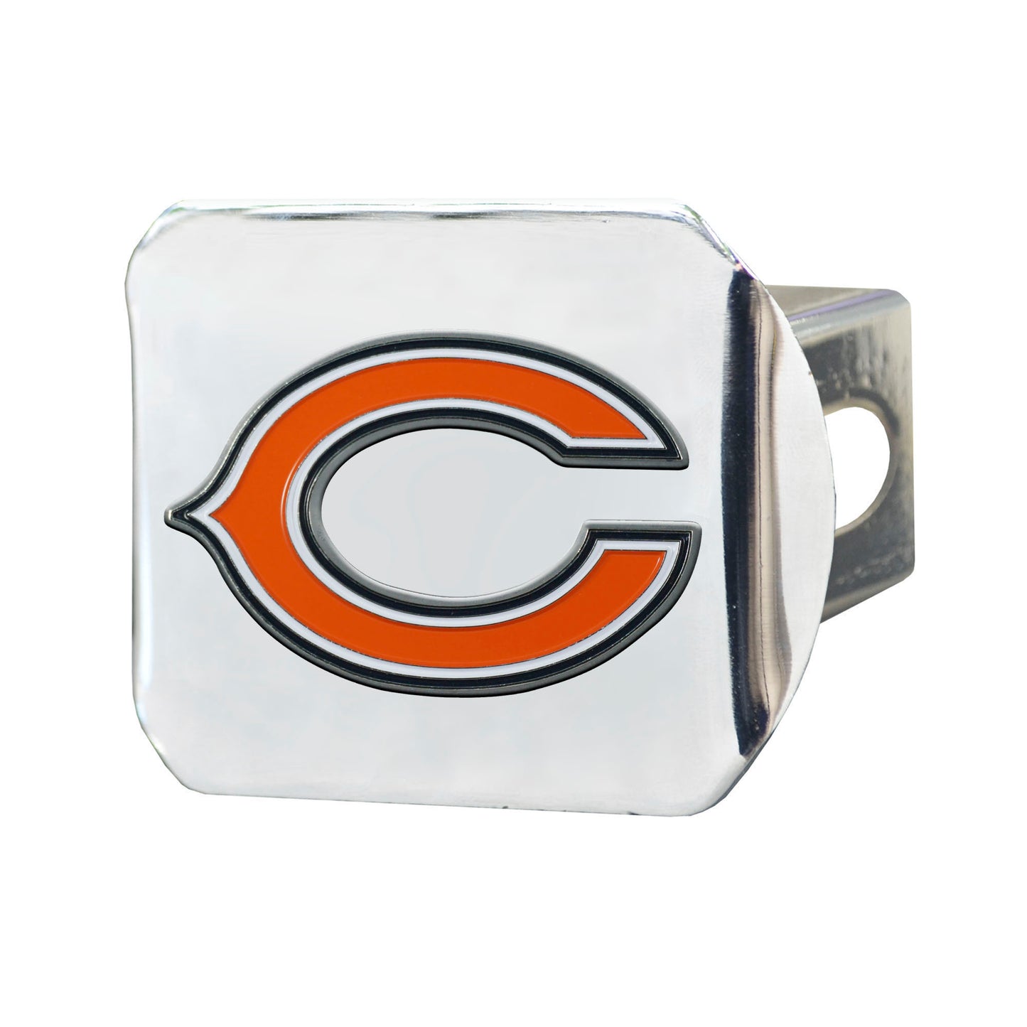 NFL - Chicago Bears Color on Chrome Hitch Cover