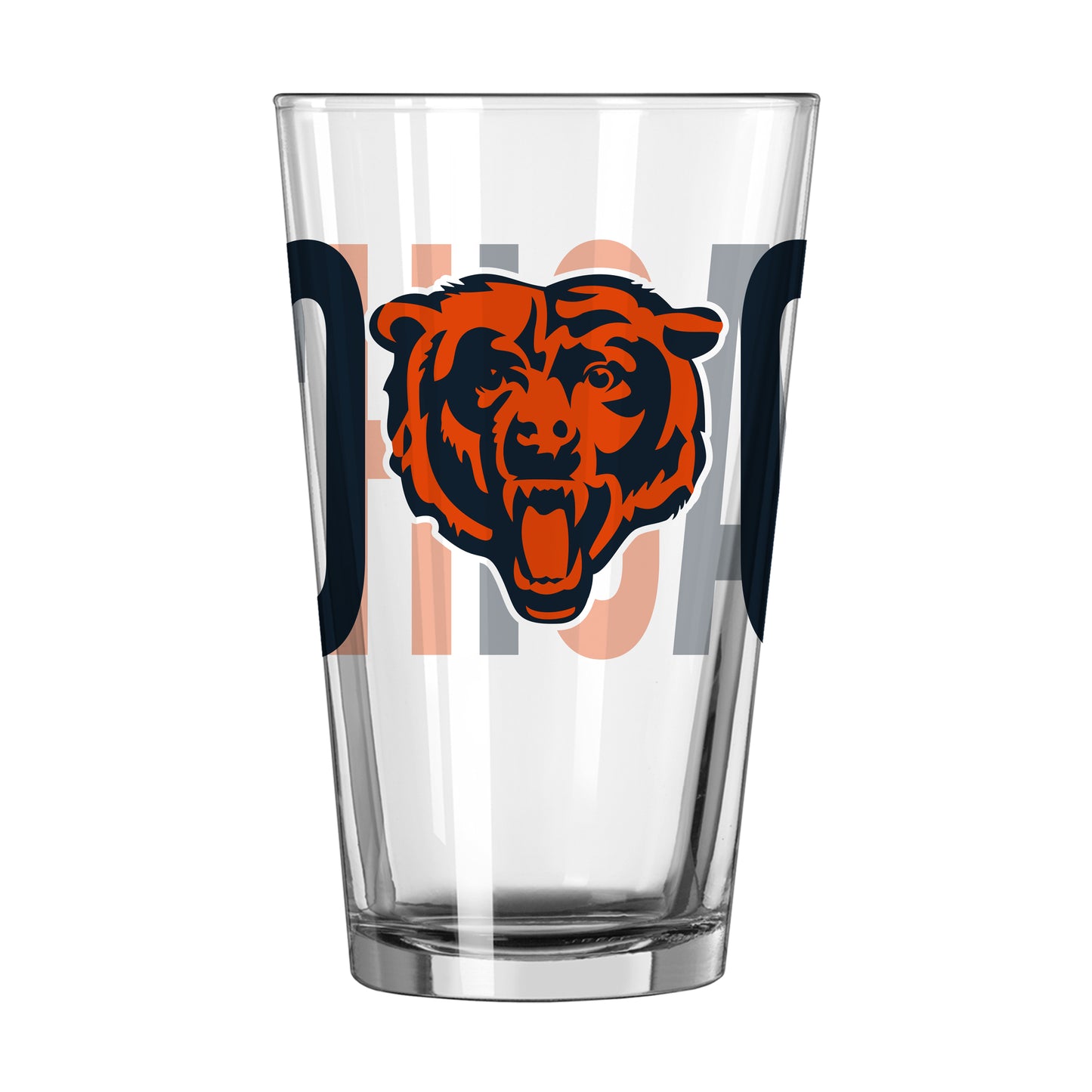 Chicago Bears 16oz Overtime Pint Glass