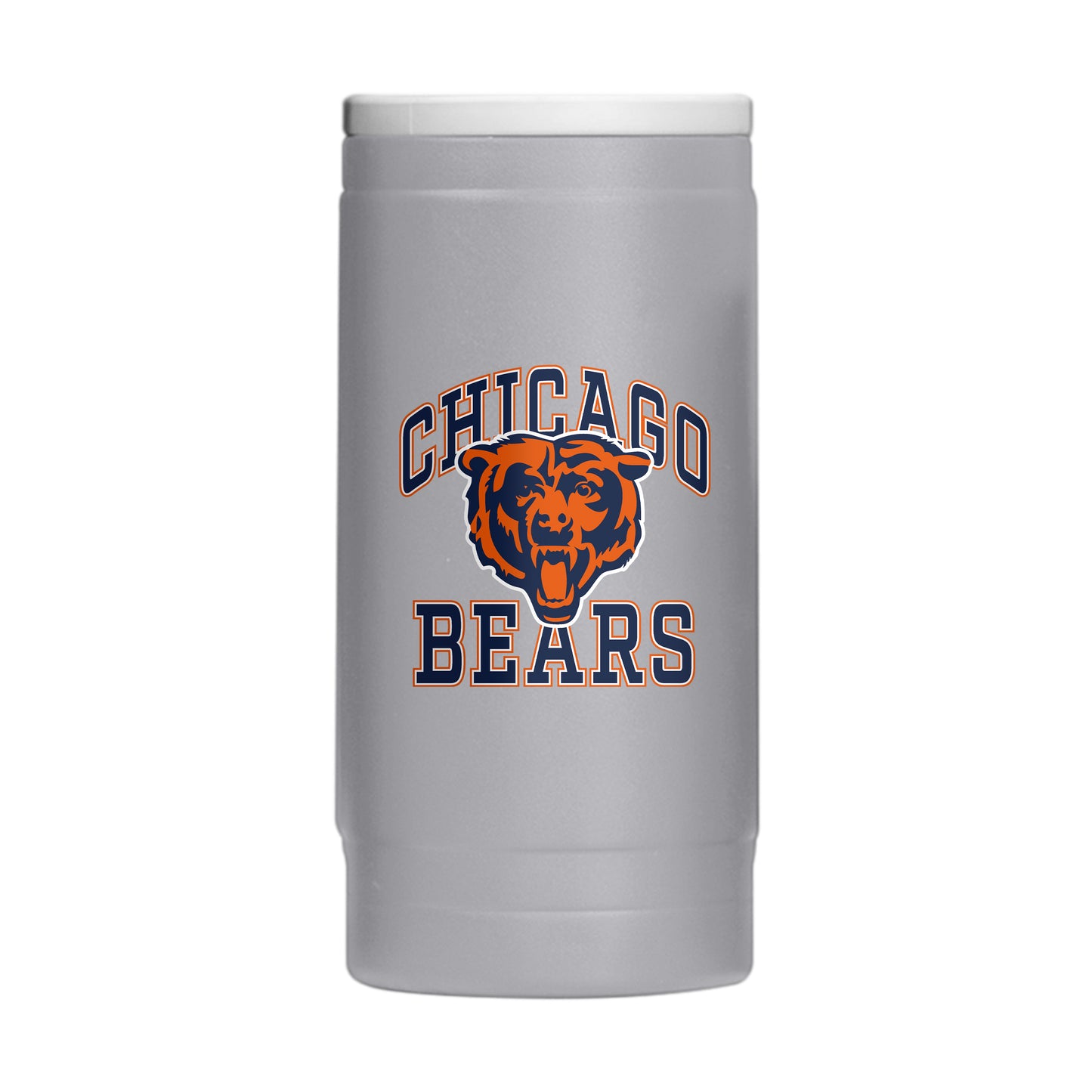 Chicago Bears 12oz Athletic Powdercoat SlimCan Coolie