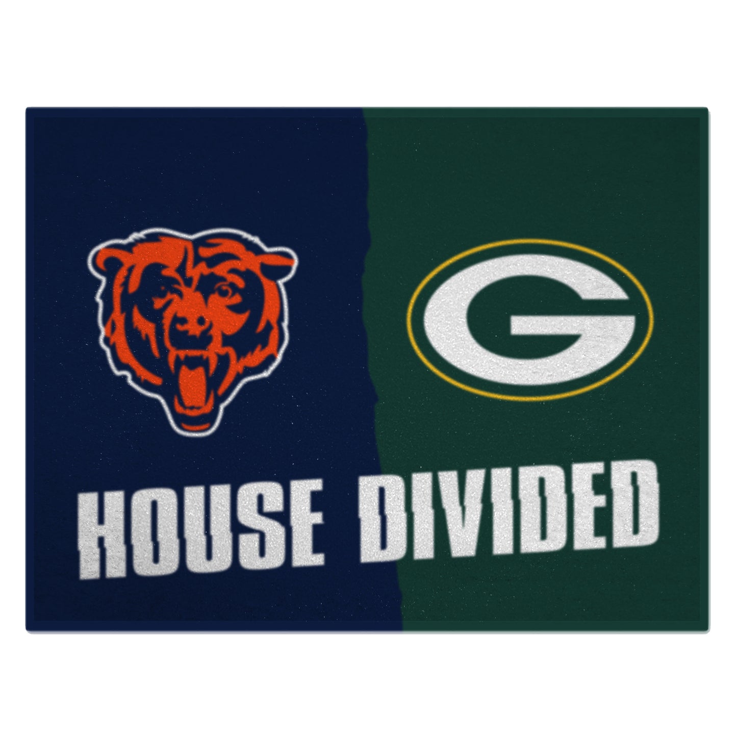 NFL House Divided Mat - Bears / Packers