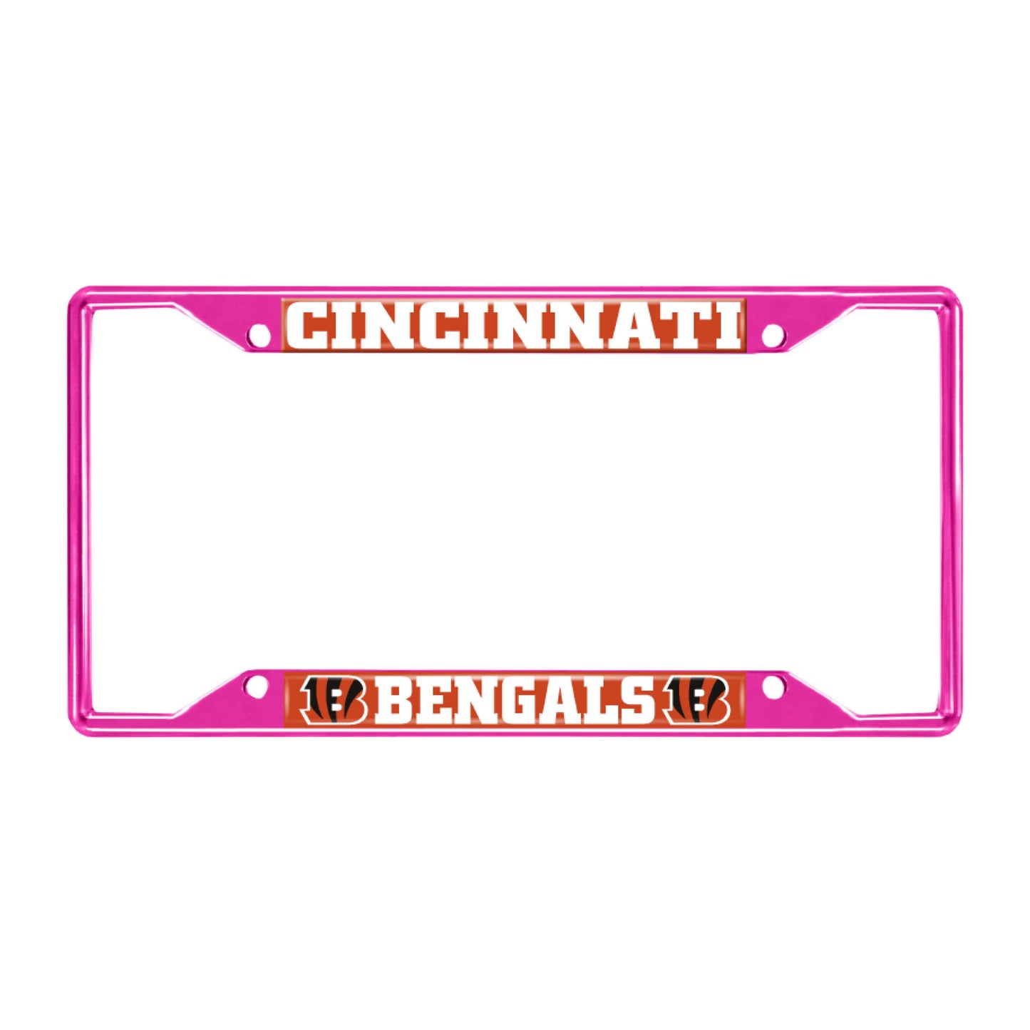 NFL - Cincinnati Bengals-Pink License Plate Frame