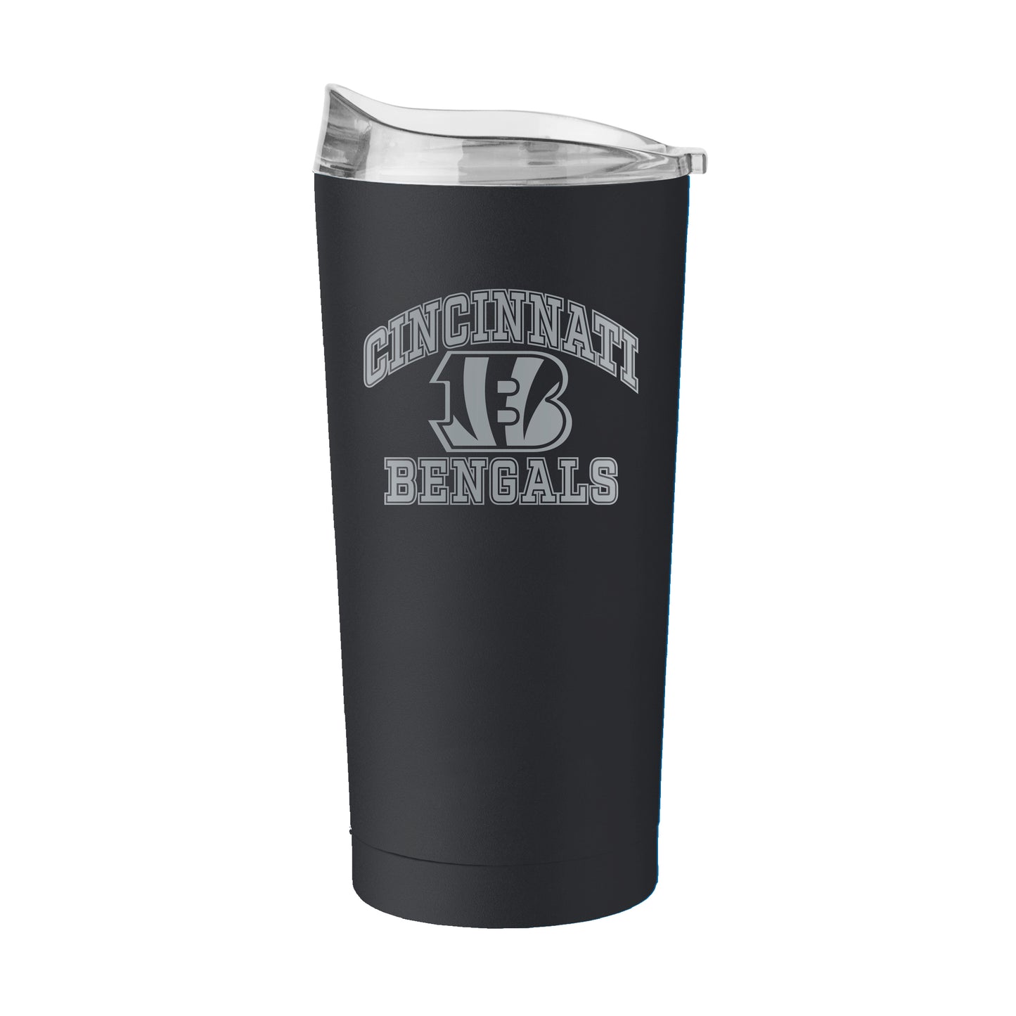 Cincinnati Bengals 20oz Athletic Etch Powder Coat Tumbler
