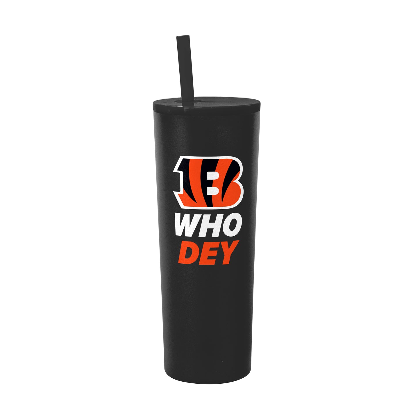 Cincinnati Bengals 30oz Slogan SS Straw Tumbler