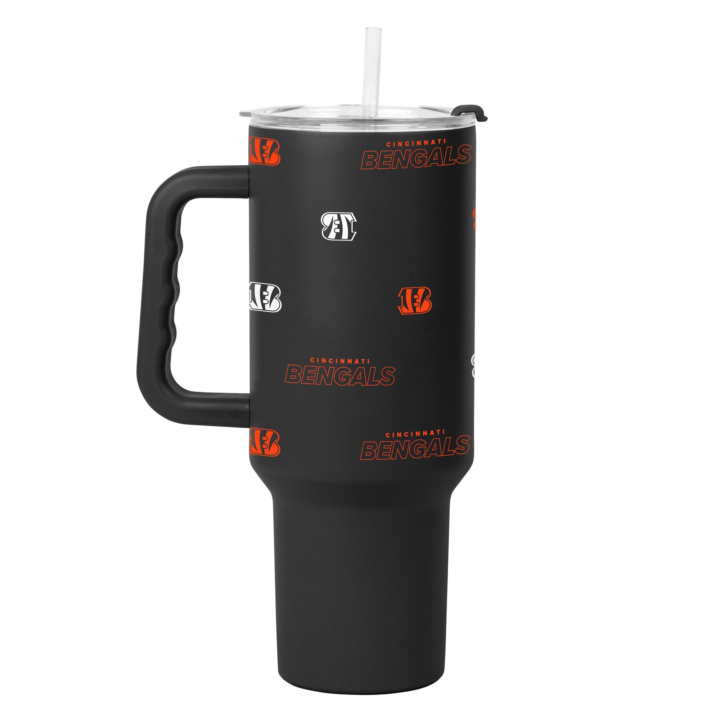 Cincinnati Bengals 40oz Step And Repeat Powder Coat Tumbler