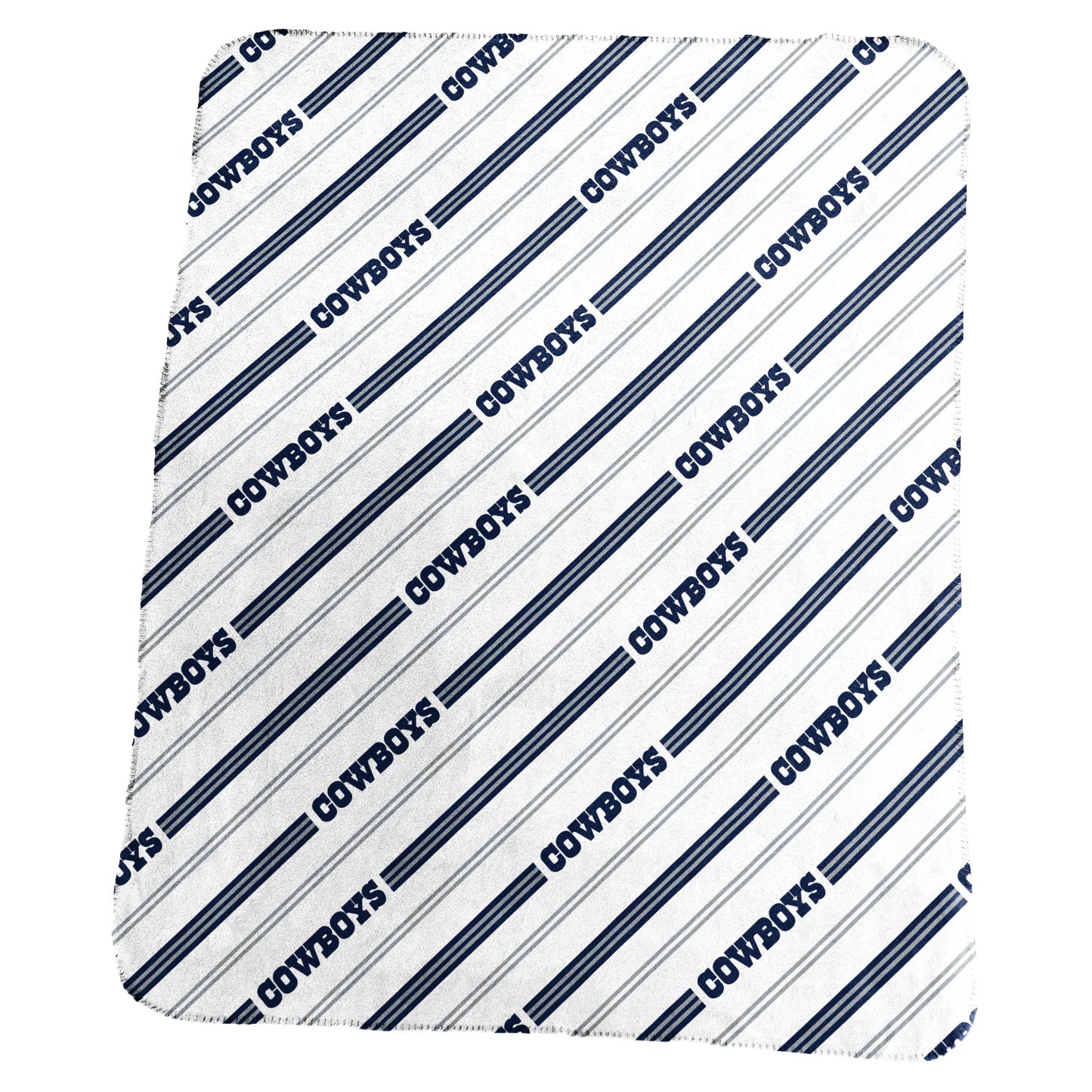 Dallas Cowboys Classic Vertical Stripe Fleece Throw