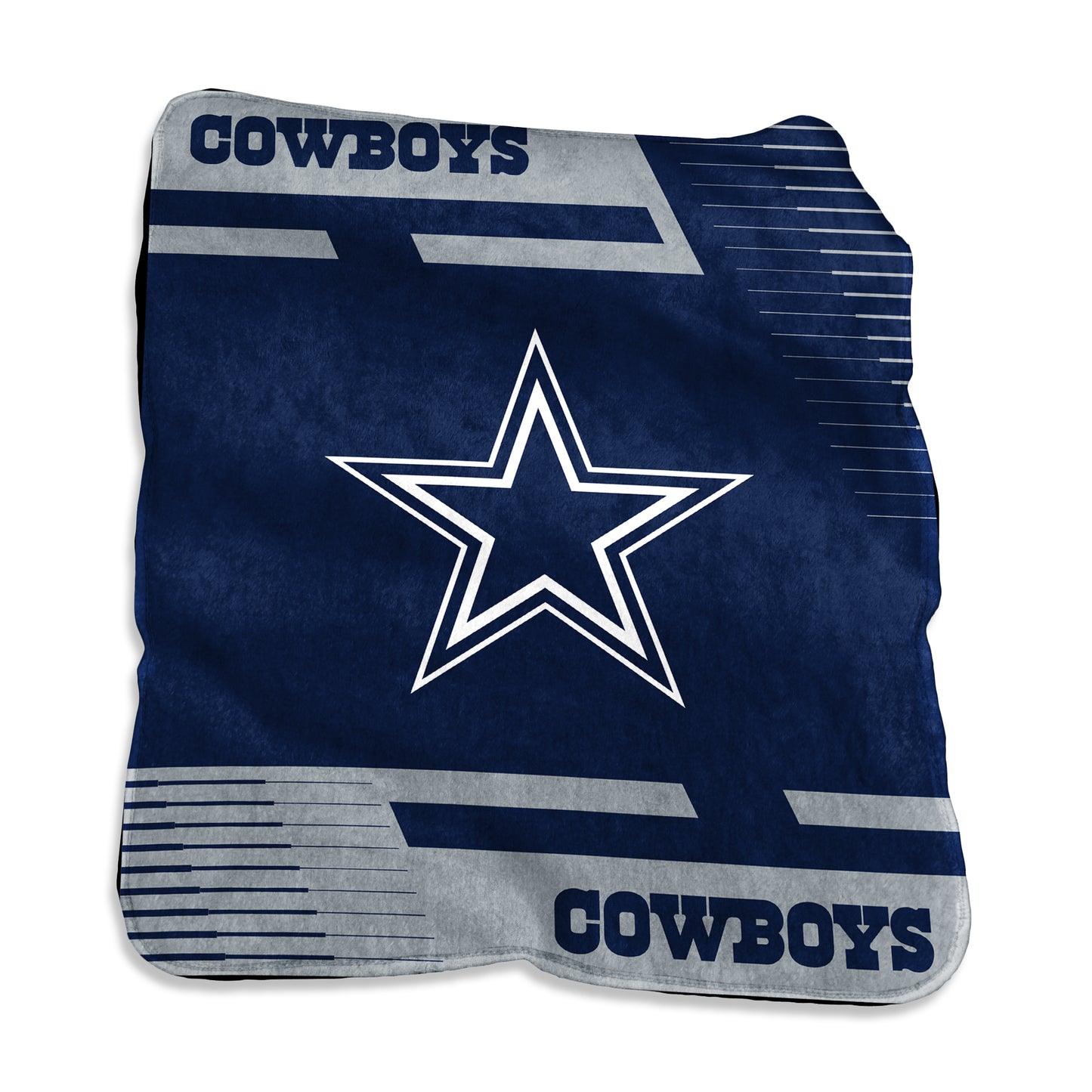Dallas Cowboys Raschel Double Stripe Throw