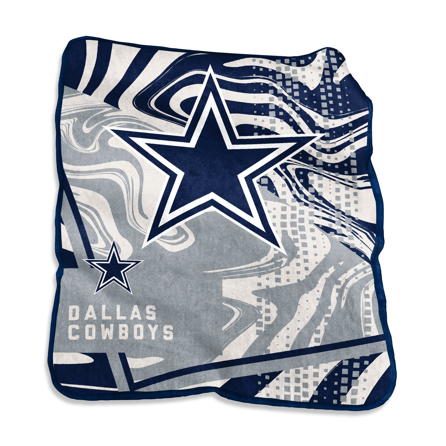 Dallas Cowboys Swirl Raschel Throw