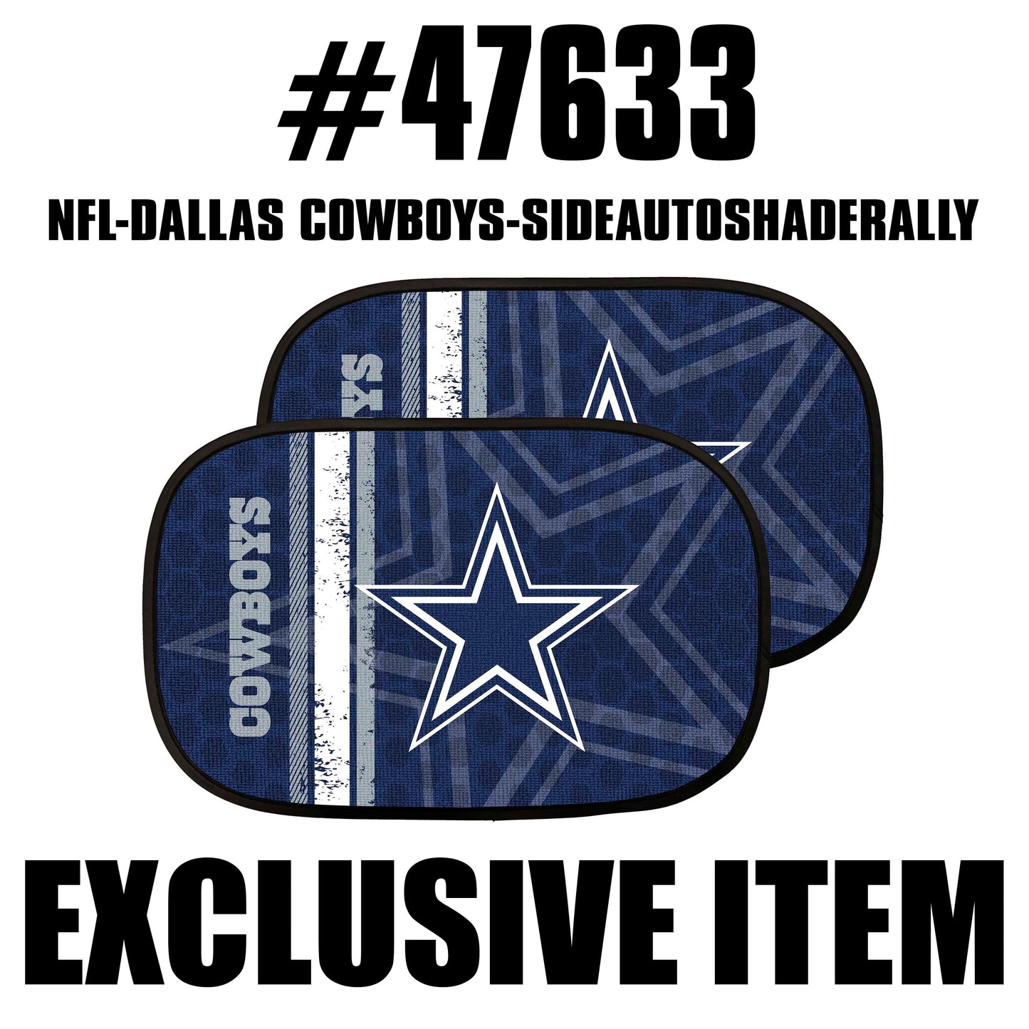 NFL - Dallas Cowboys Side Auto Shade Rally