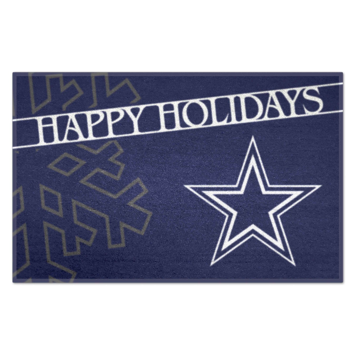 NFL - Dallas Cowboys Starter Mat - Happy Holidays